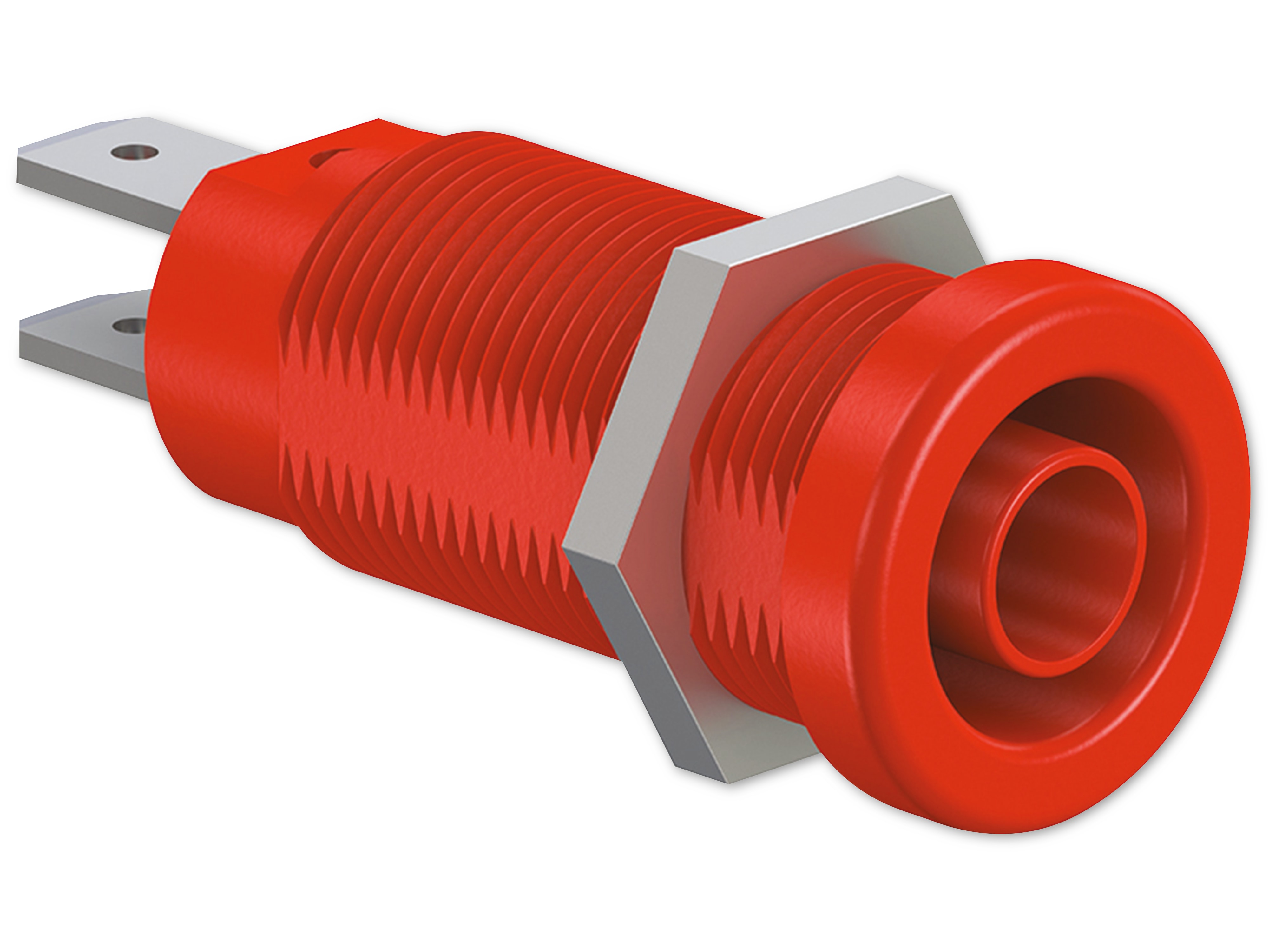 STÄUBLI Sicherheitsbuchse, 66.9131-22, 4 mm , rot, 1000 V, CAT IV, 20 A STÄUBLI Sicherheitsbuchse, 66.9131-22, 4 mm , rot, 1000 V, CAT IV, 20 A