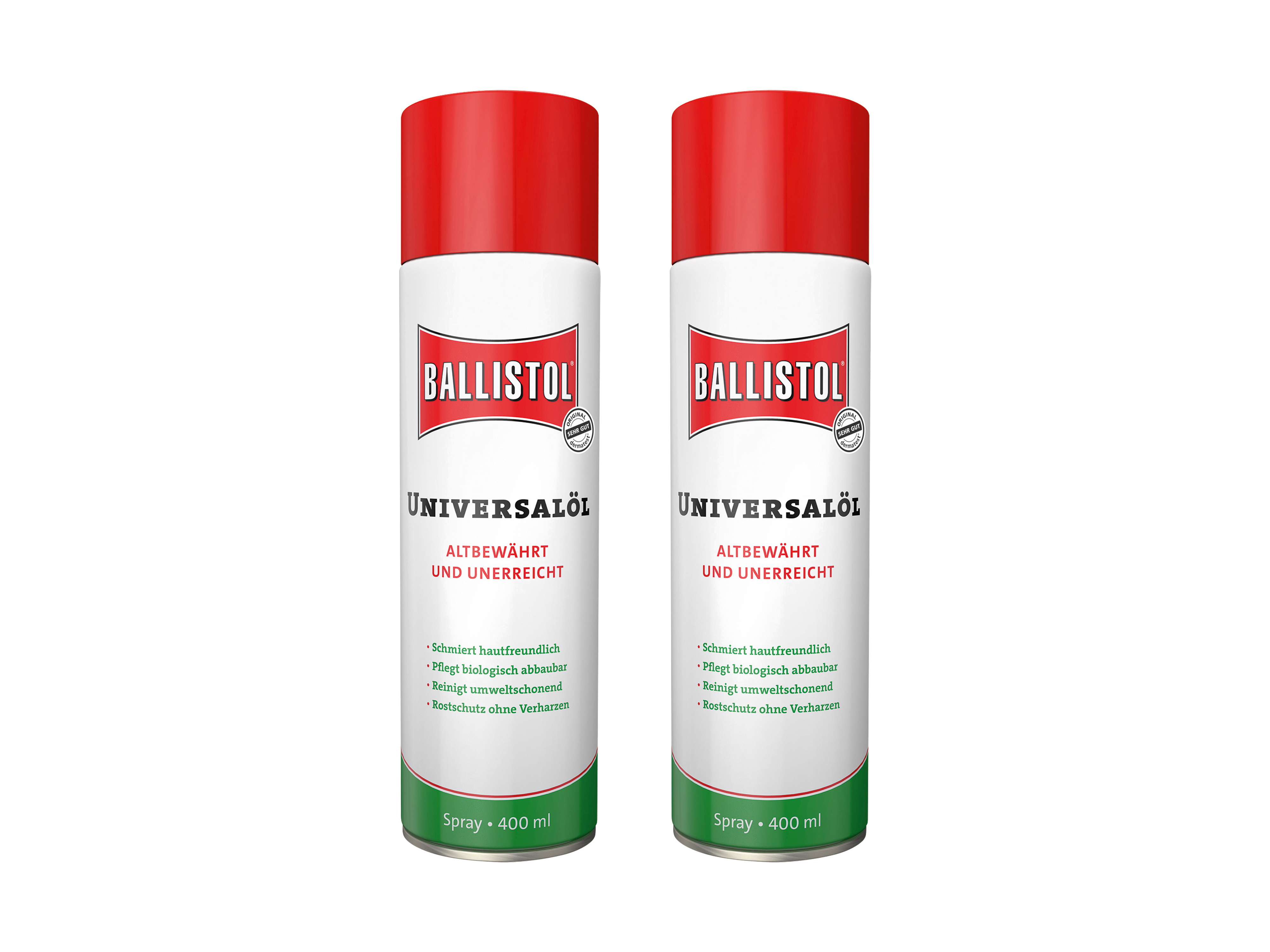 BALLISTOL Universalöl Spray, 400 ml, 2 Stück