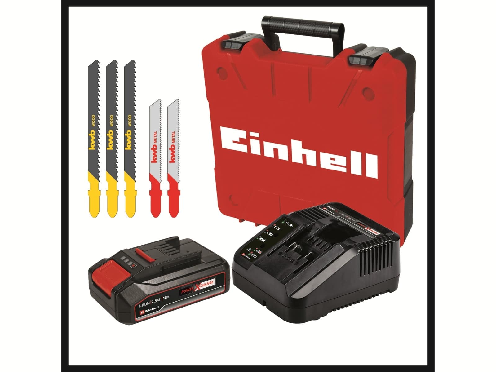 EINHELL Akku-Stichsäge TC-JS 18 Li (1x2,5 Ah) EINHELL Akku-Stichsäge TC-JS 18 Li (1x2,5 Ah)