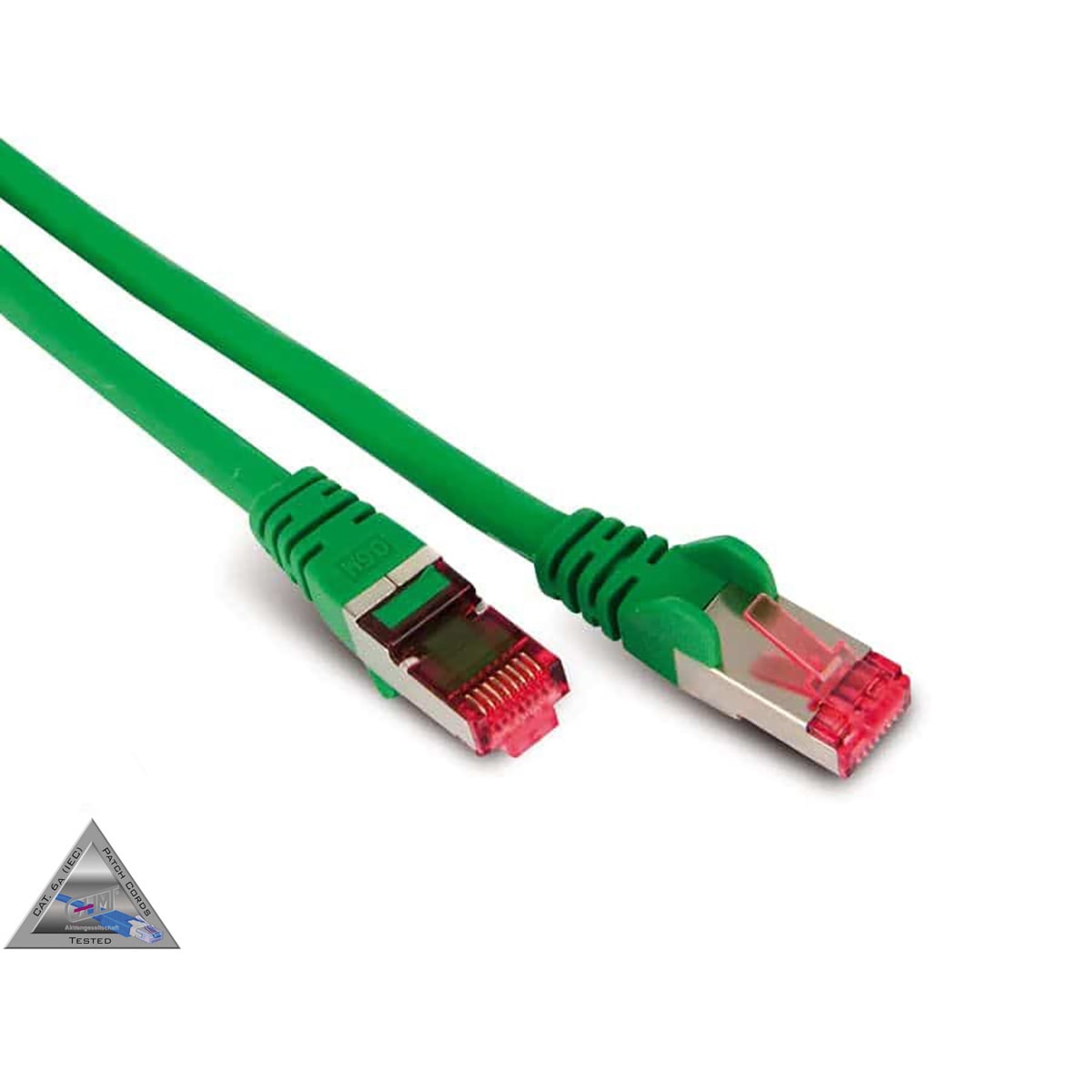 S-IMPULS CAT.6a Patchkabel, halogenfrei, GHMT zertifiziert, 0,25 m, grün S-IMPULS CAT.6a Patchkabel, halogenfrei, GHMT zertifiziert, 0,25 m, grün