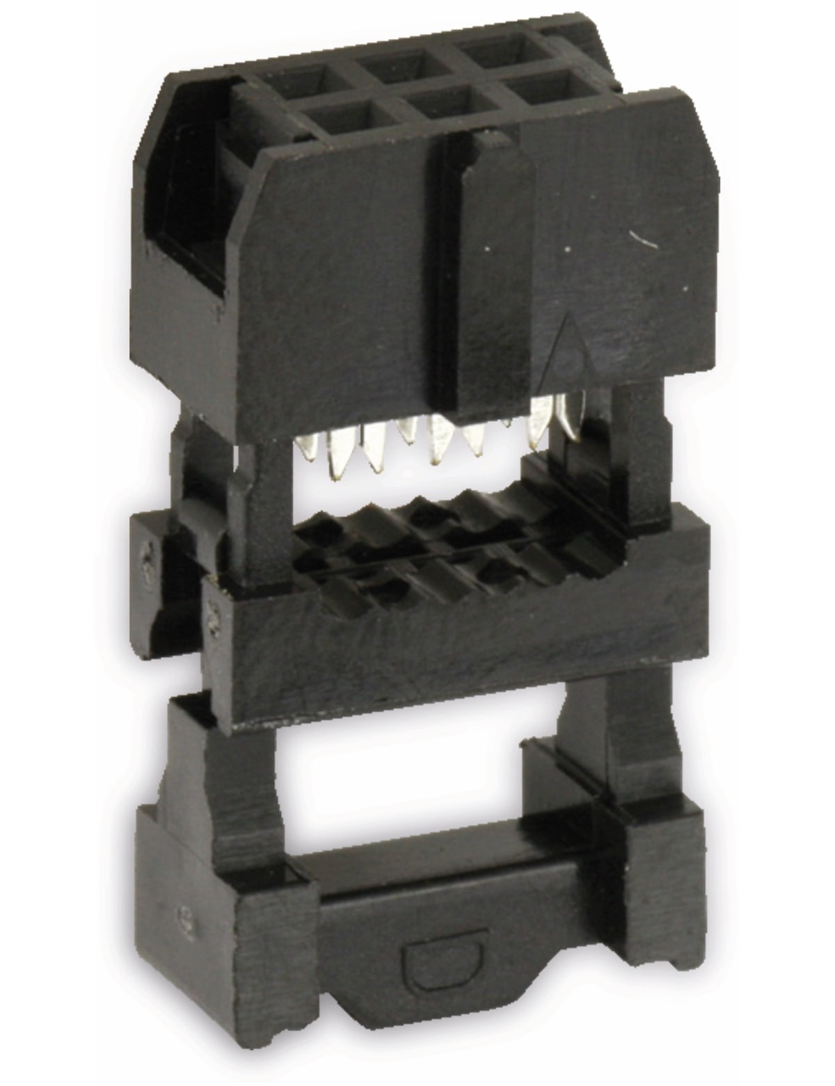 ECON CONNECT Pfostenbuchse für Flachbandleitung, RM 2,54, 6-polig