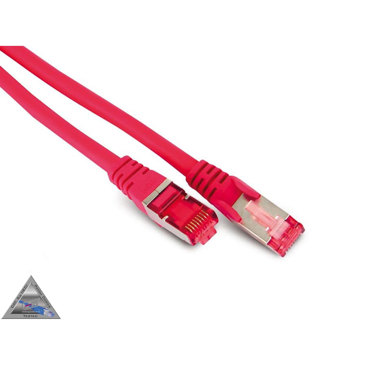 S-IMPULS CAT.6a Patchkabel, halogenfrei, GHMT zertifiziert, 2 m, rot S-IMPULS CAT.6a Patchkabel, halogenfrei, GHMT zertifiziert, 2 m, rot