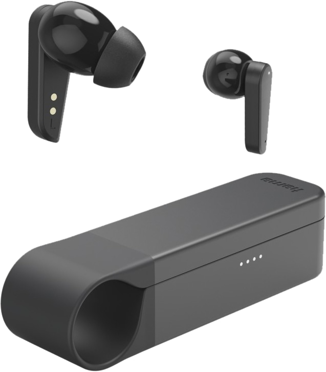 HAMA Kabellose Kopfhörer, Spirit Pocket II, ENC, App, In-Ear, Schwarz