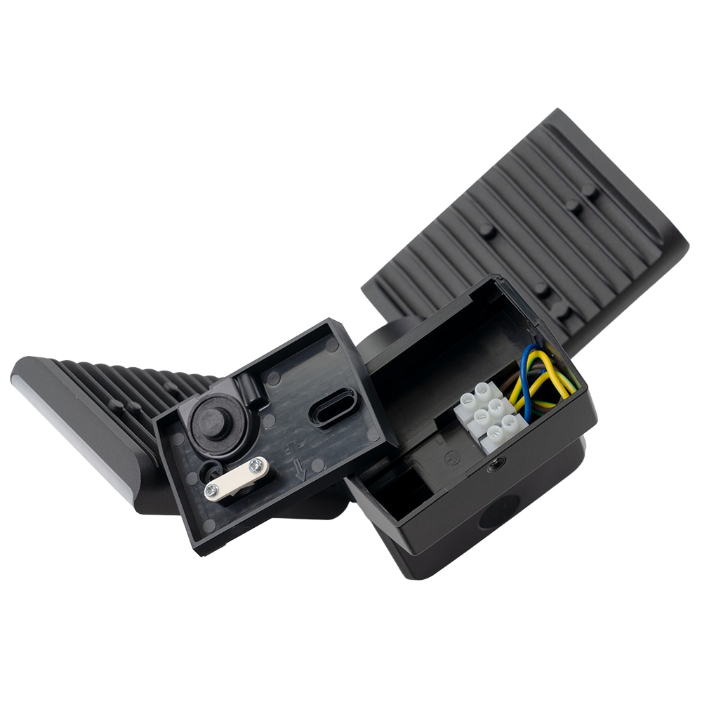 LUXULA LED-Fluter LX400190, 2-köpfig, 2x 15 W, 3200 lm, 4000 K, schwarz LUXULA LED-Fluter LX400190, 2-köpfig, 2x 15 W, 3200 lm, 4000 K, schwarz