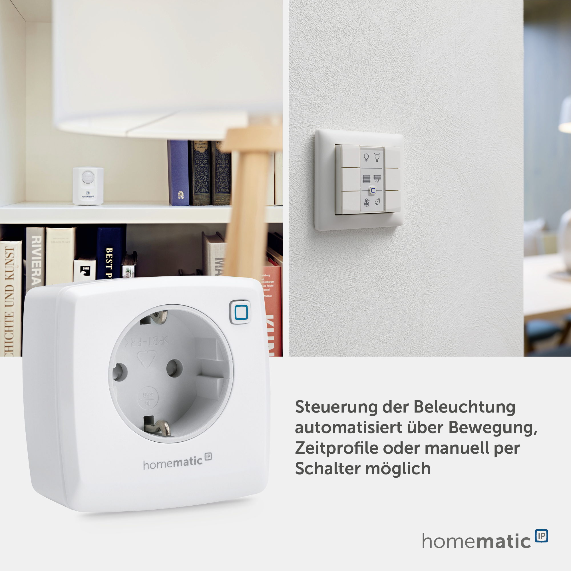 HOMEMATIC IP Smart Home 150327A0, Dimmersteckdose Phasenabschnitt