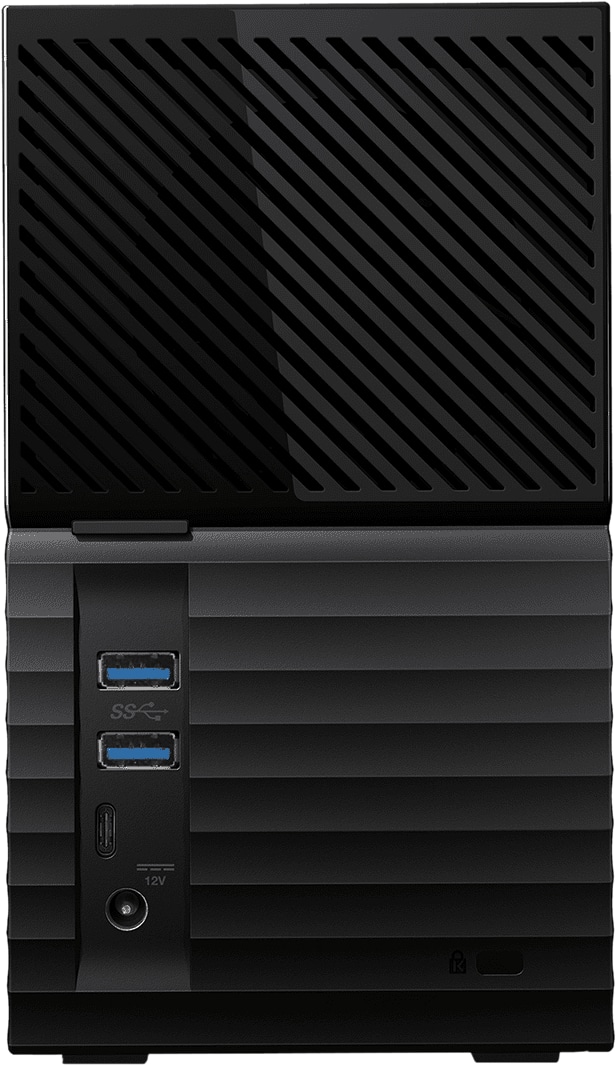 WESTERN DIGITAL USB 3.0 HDD My Book Duo, 12 TB, WDBFBE0120JBK