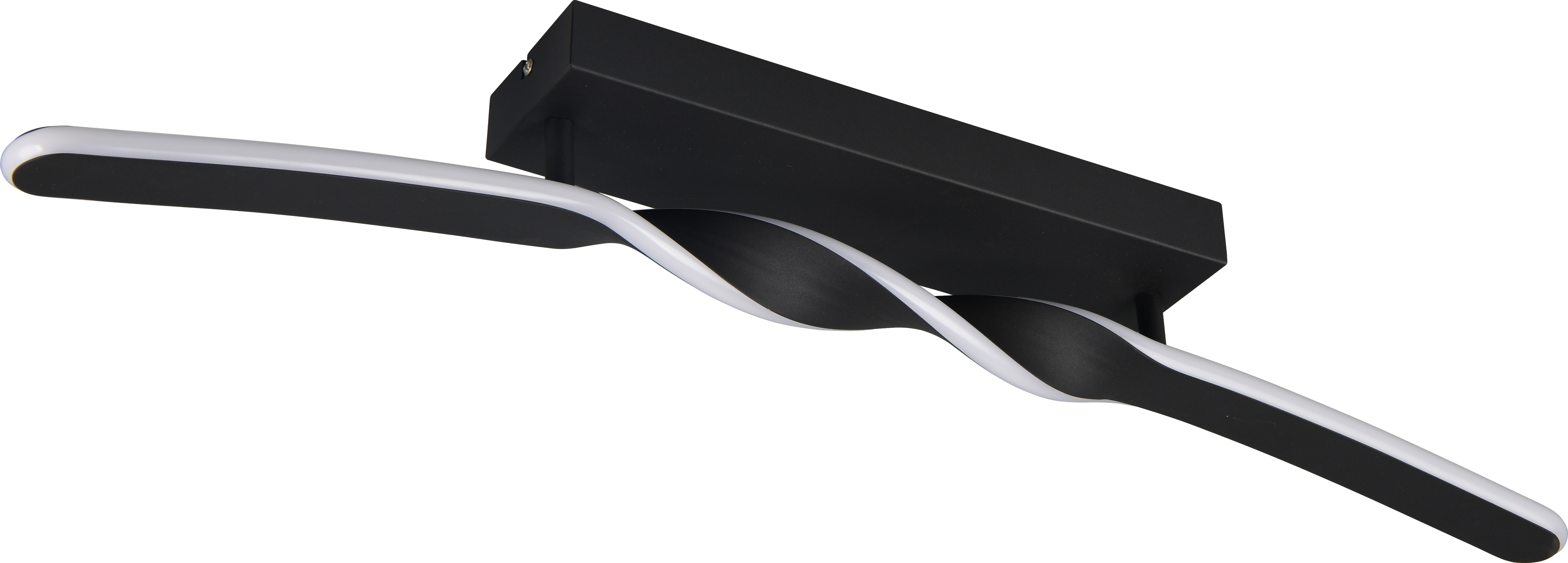 REALITY LED-Deckenleuchte GINKO, R65791132, 18W, 1980lm, 3000K, schwarz
