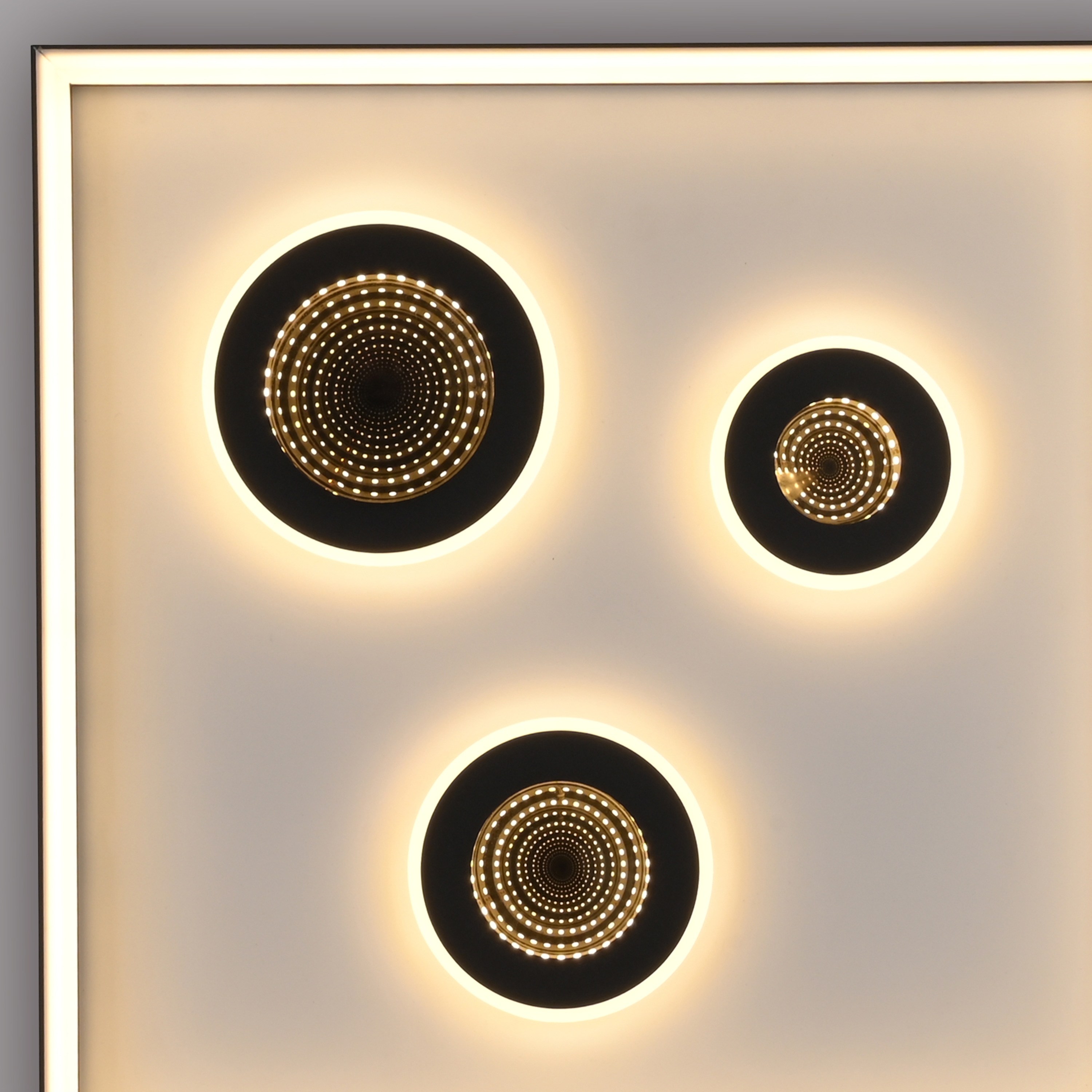 PAUL NEUHAUS LED-Deckenleuchte 6856-18 schwarz, 32 W, 4000 lm, CCT, Fernbedienung