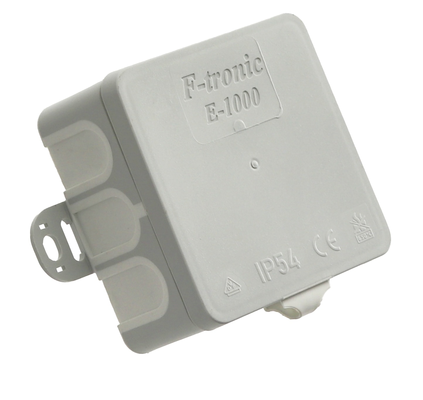 F-TRONIC, Abzweigkasten E1000, 75x75x40 mm, grau F-TRONIC, Abzweigkasten E1000, 75x75x40 mm, grau
