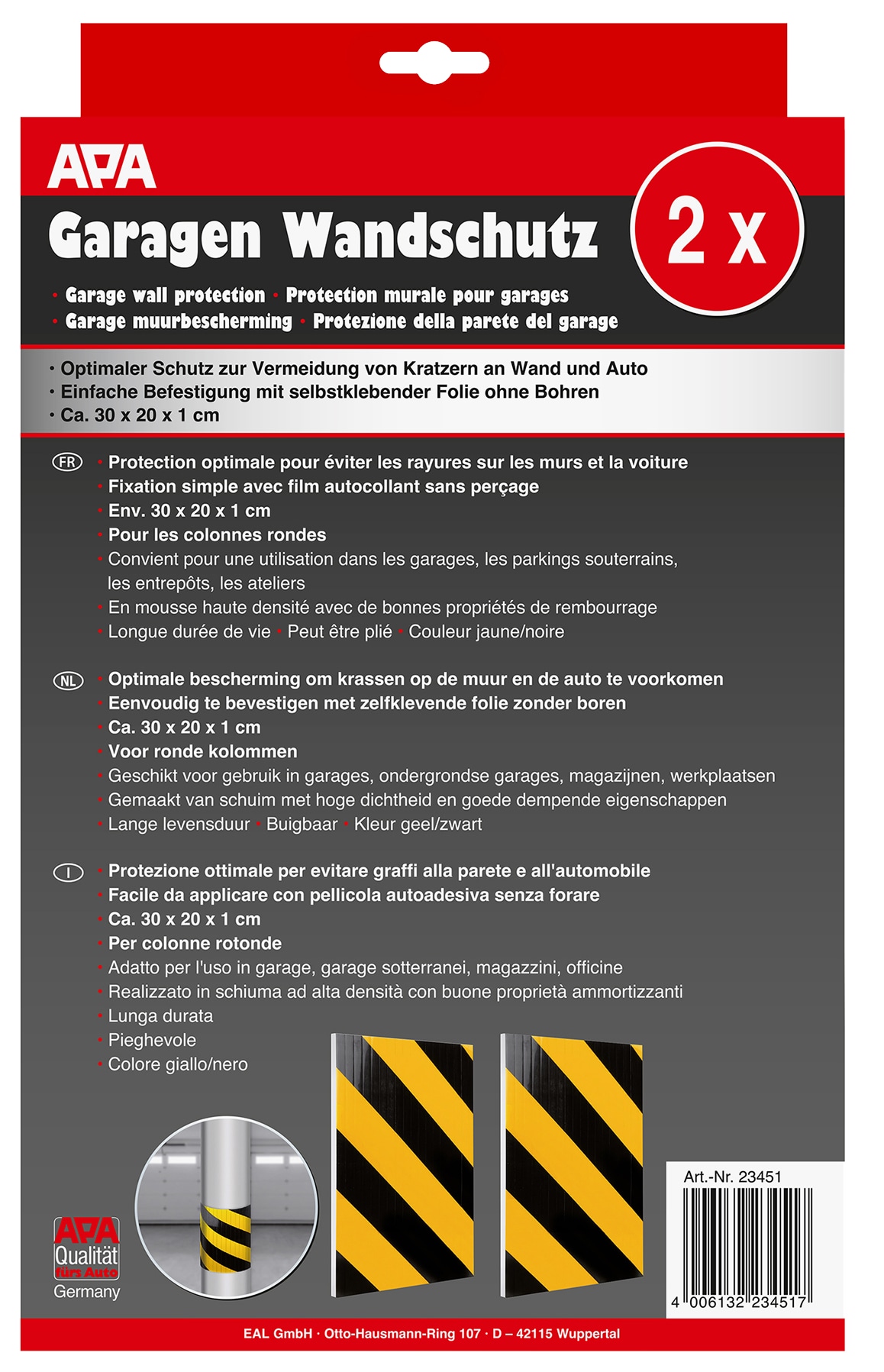 APA Garagen Wandschutz, 23451, rund