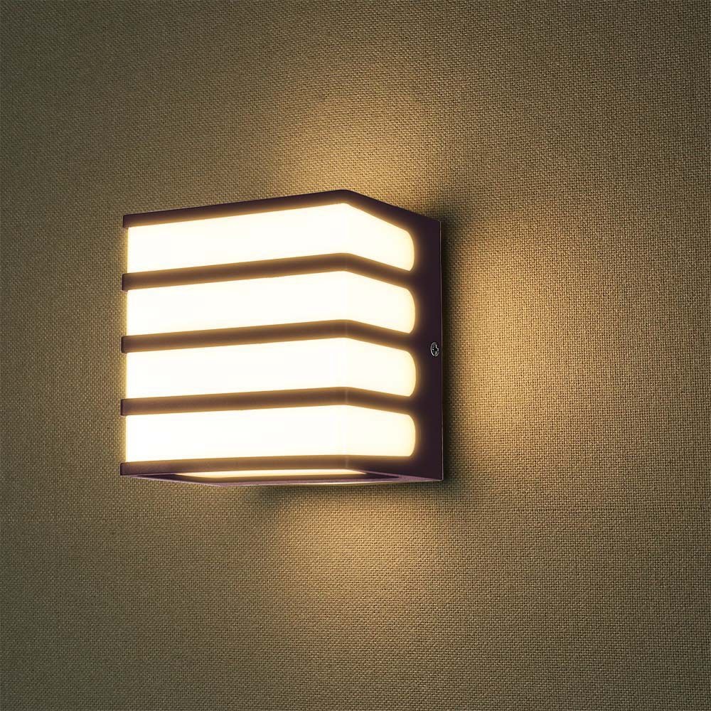 V-TAC LED-Wandleuchte VT-732, EEK: F, 8 W, 800 lm, 4000 K, braun V-TAC LED-Wandleuchte VT-732, EEK: F, 8 W, 800 lm, 4000 K, braun