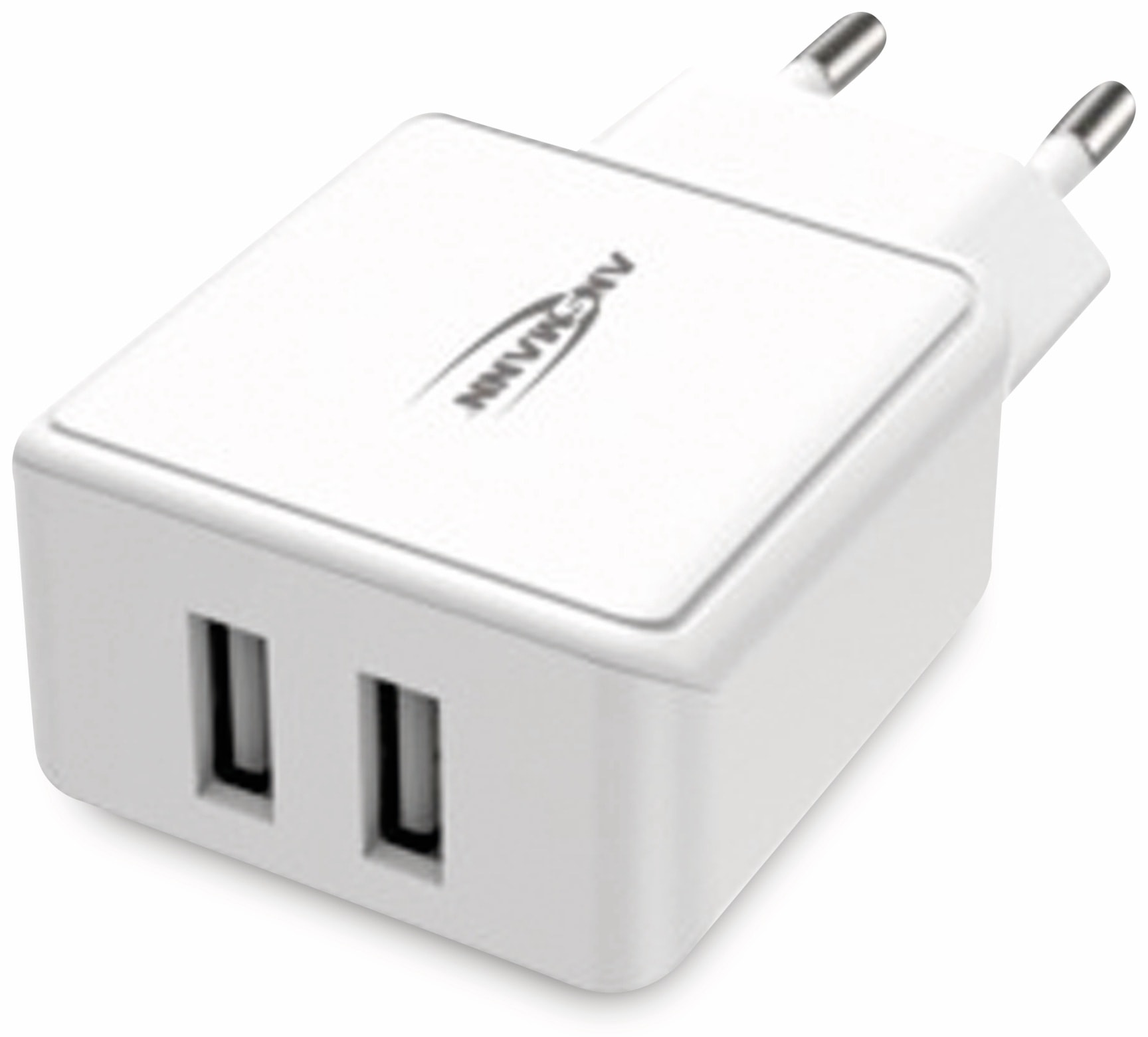 ANSMANN USB-Ladegerät HC212, 5 V, 2,4 A, 2-Port, weiß ANSMANN USB-Ladegerät HC212, 5 V, 2,4 A, 2-Port, weiß