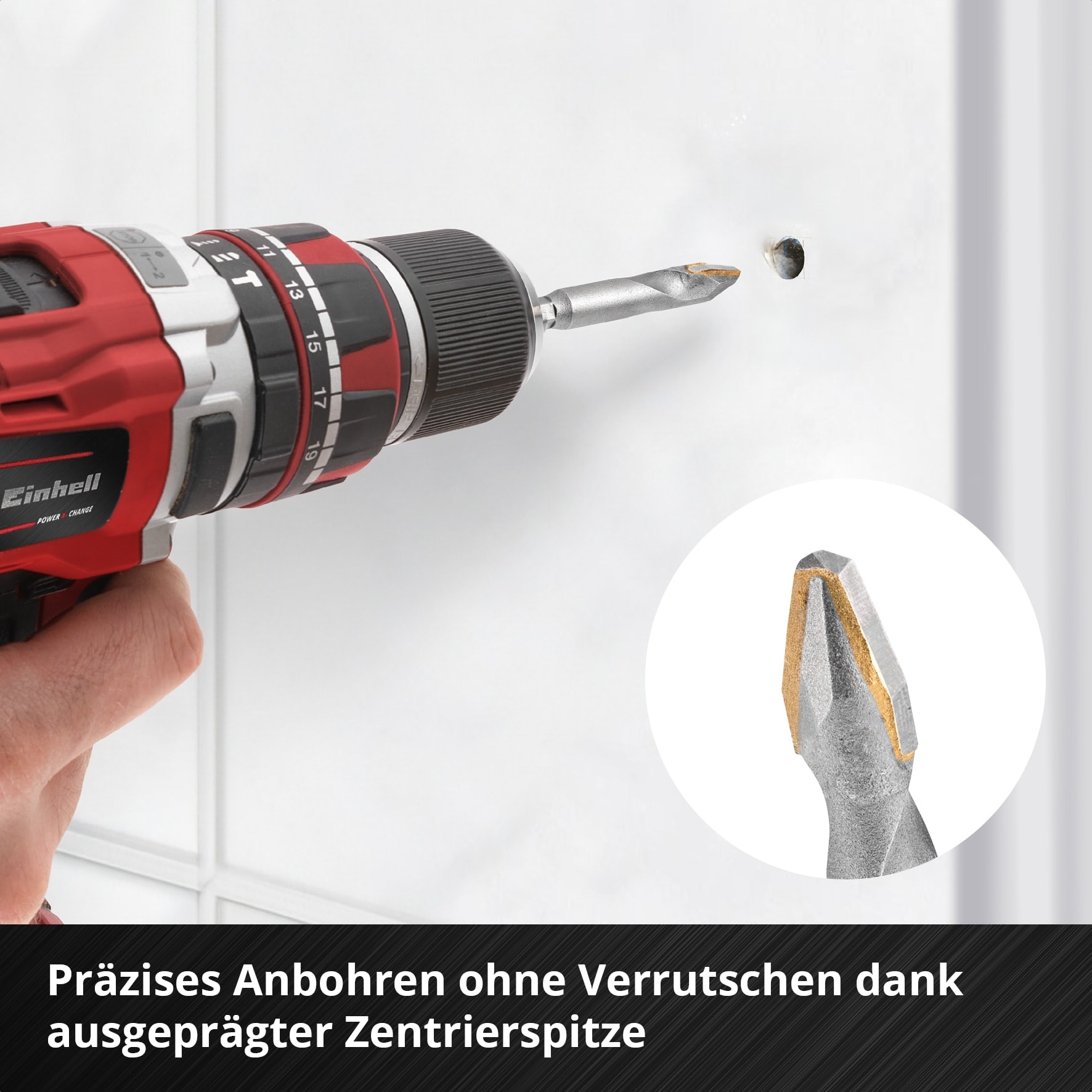 EINHELL Fliesenbohrer-Set, 51404, XS-Case, 5-10 mm, 4-teilig