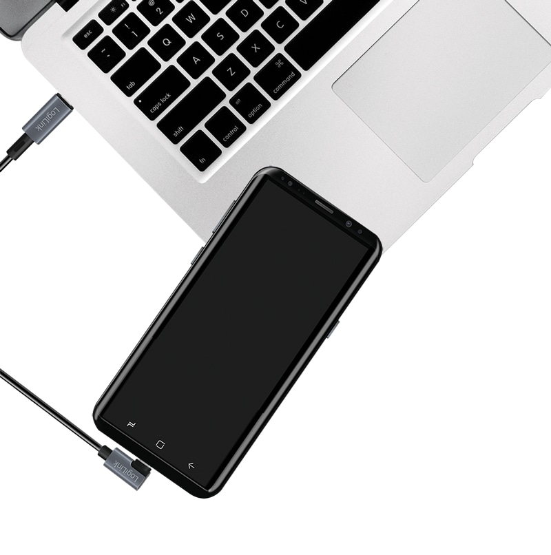 LOGILINK USB2.0 Typ-C CU0183, C/M 90°, PD, schwarz, 2,0 m LOGILINK USB2.0 Typ-C CU0183, C/M 90°, PD, schwarz, 2,0 m