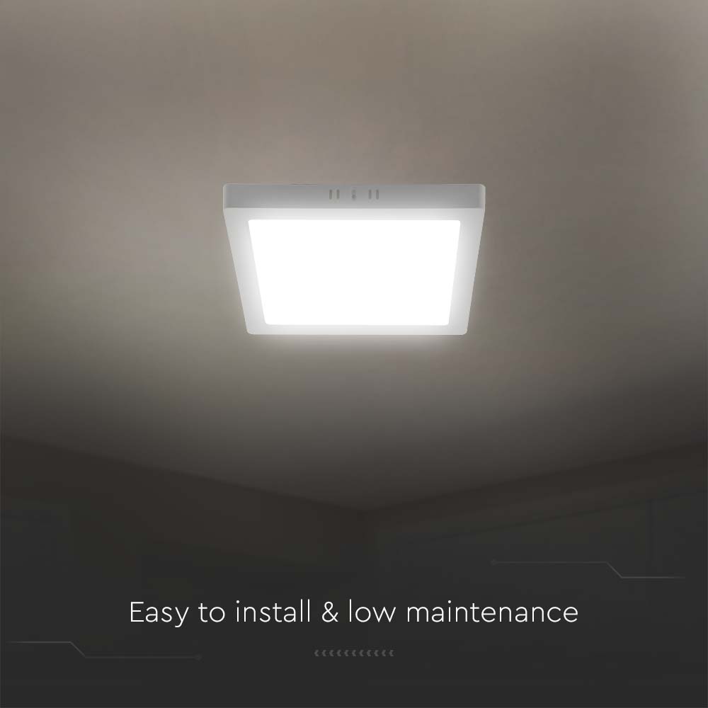 V-TAC LED-Deckenleuchte VT-104986, EEK: E, 18 W, 1980 lm, 3000…6500 K