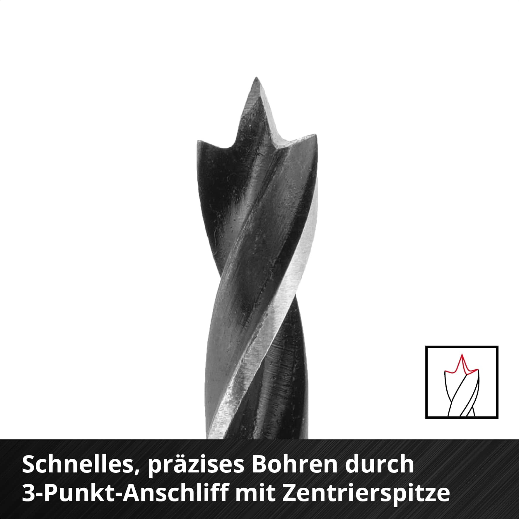 EINHELL Holzbohrer-Set, 108733, S-Case, 10-teilig EINHELL Holzbohrer-Set, 108733, S-Case, 10-teilig