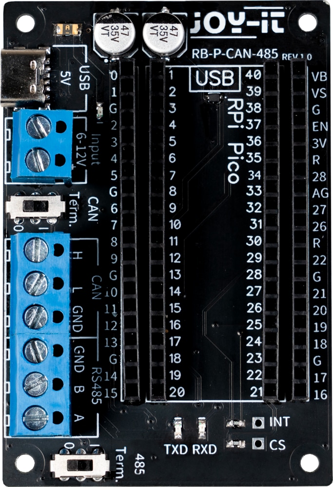 JOY-IT CAN-Modul RB-P-CAN-485, Raspberry Pi Pico JOY-IT CAN-Modul RB-P-CAN-485, Raspberry Pi Pico