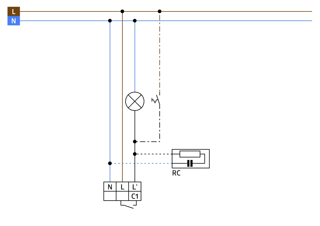 BEG Bewegungsmelder RC-plus next N 230, mit Unterkriechschutz, weiß, 230°