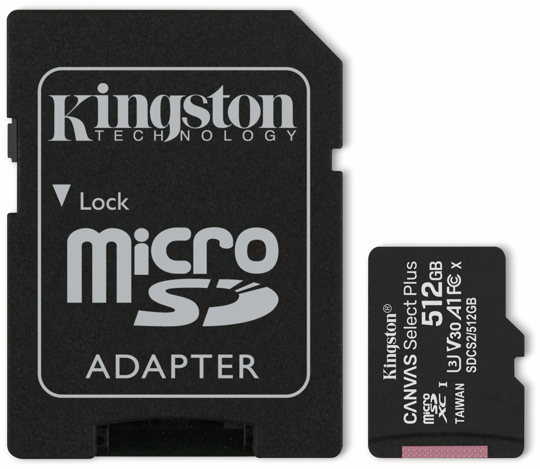 KINGSTON MicroSD-Card Canvas Select Plus, 512 GB KINGSTON MicroSD-Card Canvas Select Plus, 512 GB