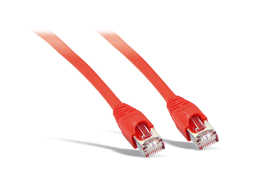 S-IMPULS CAT.6 Patchkabel, 15 m, rot, S-FTP, PIMF