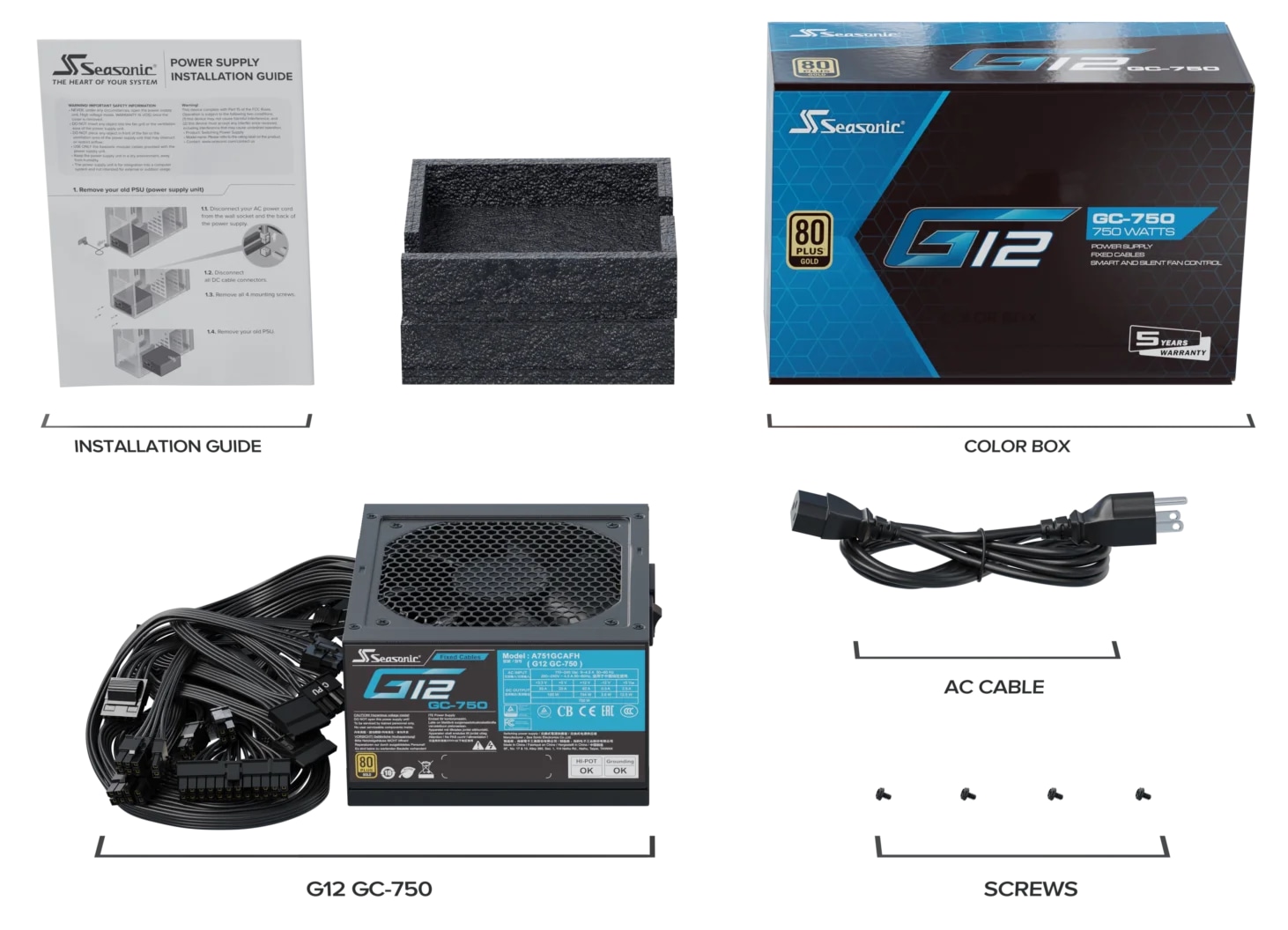 SEASONIC PC-Netzteil G12 GC-750