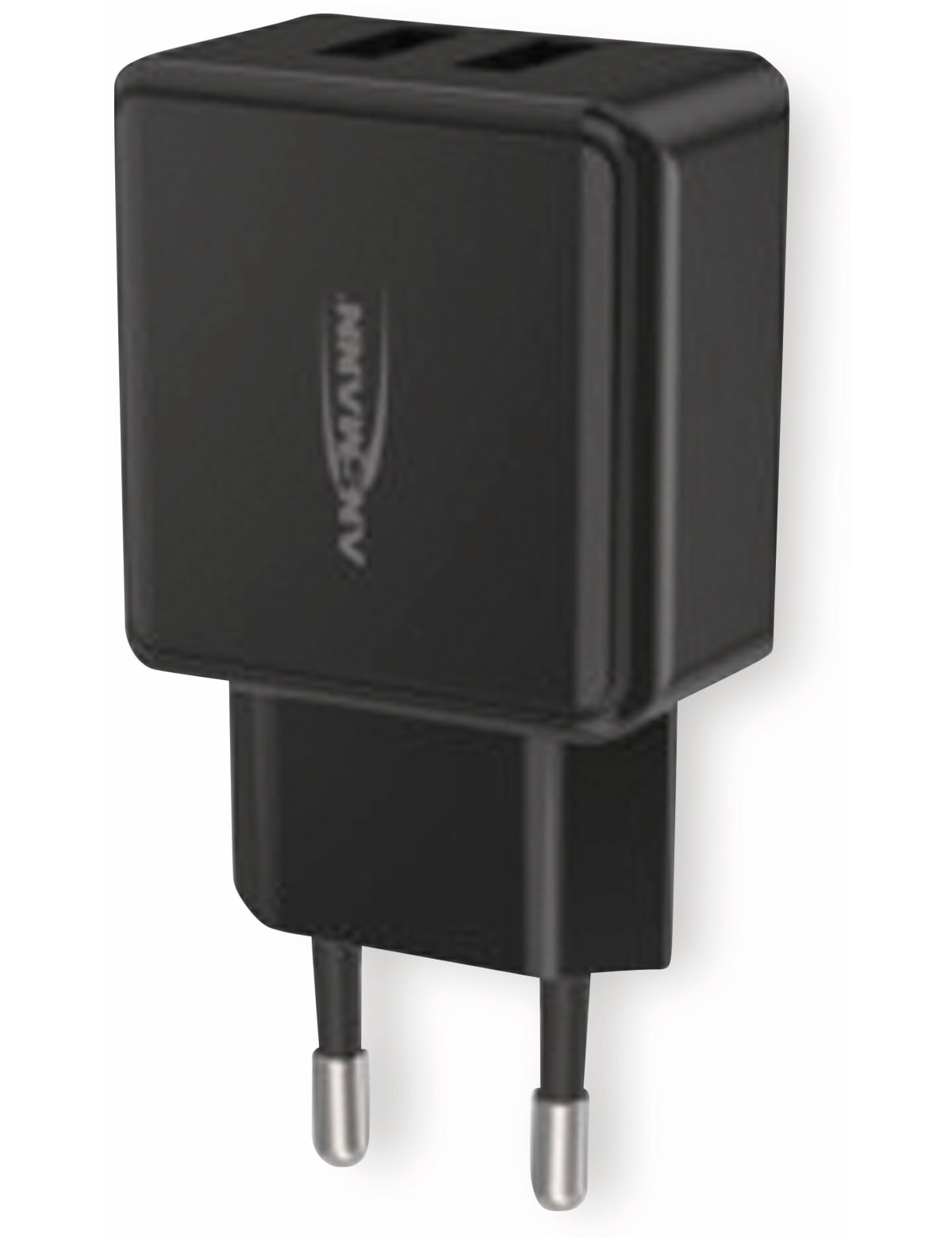 ANSMANN USB-Ladegerät HC212, 5 V, 2,4 A, 2-Port, schwarz