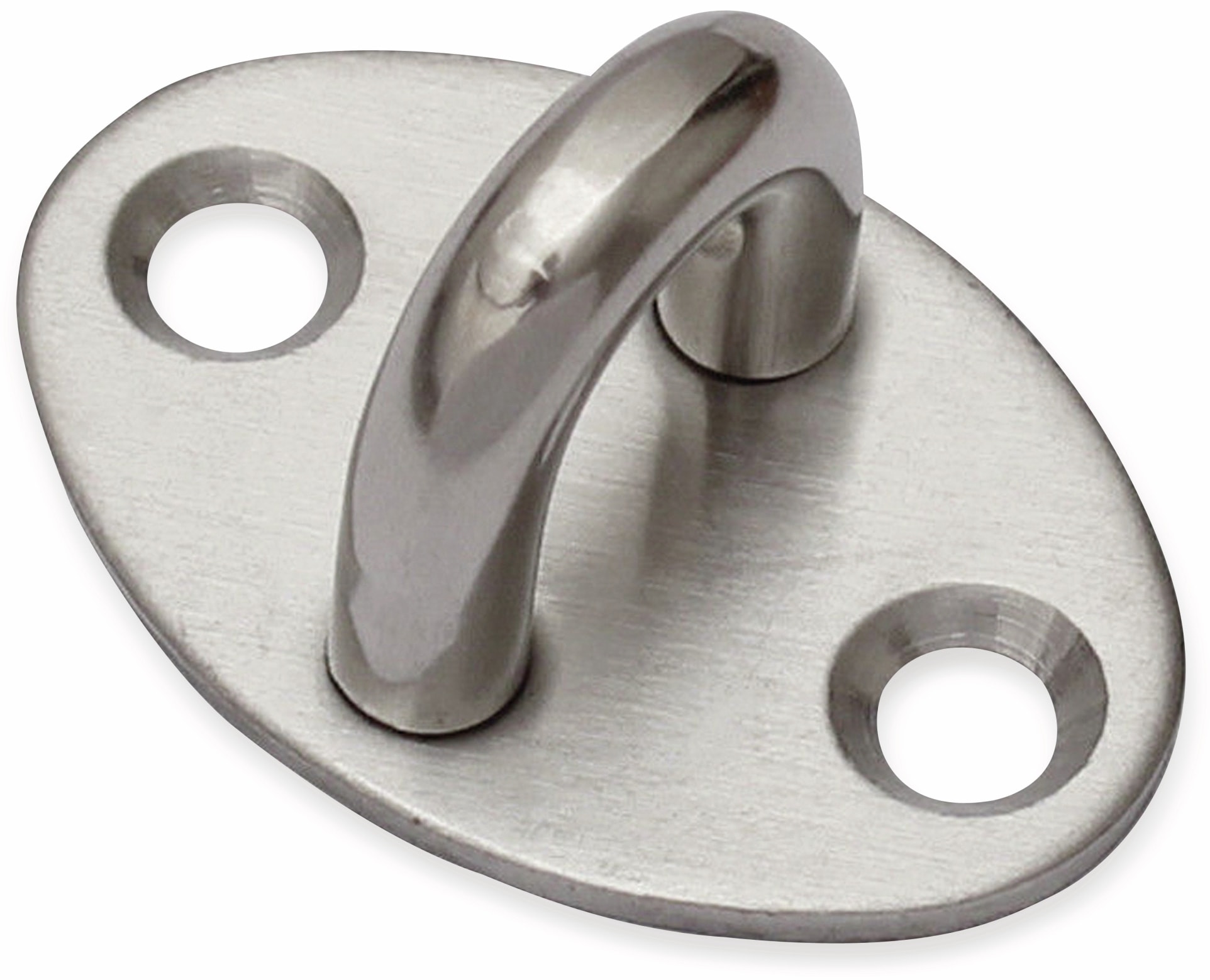 Augplatte, Ösenplatte 40x26 mm, Edelstahl Augplatte, Ösenplatte 40x26 mm, Edelstahl