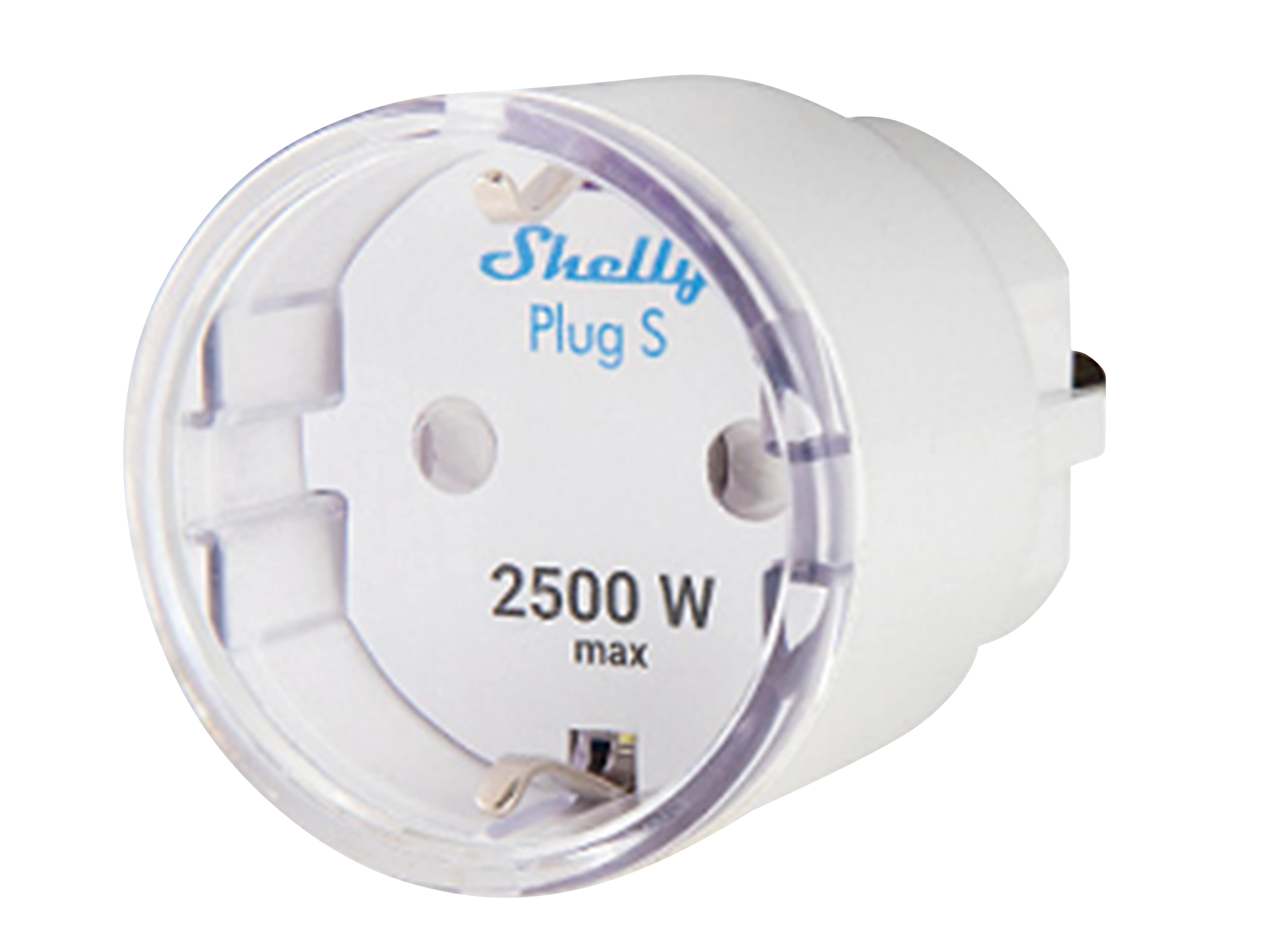SHELLY WLAN-Steckdose Plus Plug S, 12 A, Messfunktion, weiß, 5 Stück SHELLY WLAN-Steckdose Plus Plug S, 12 A, Messfunktion, weiß, 5 Stück