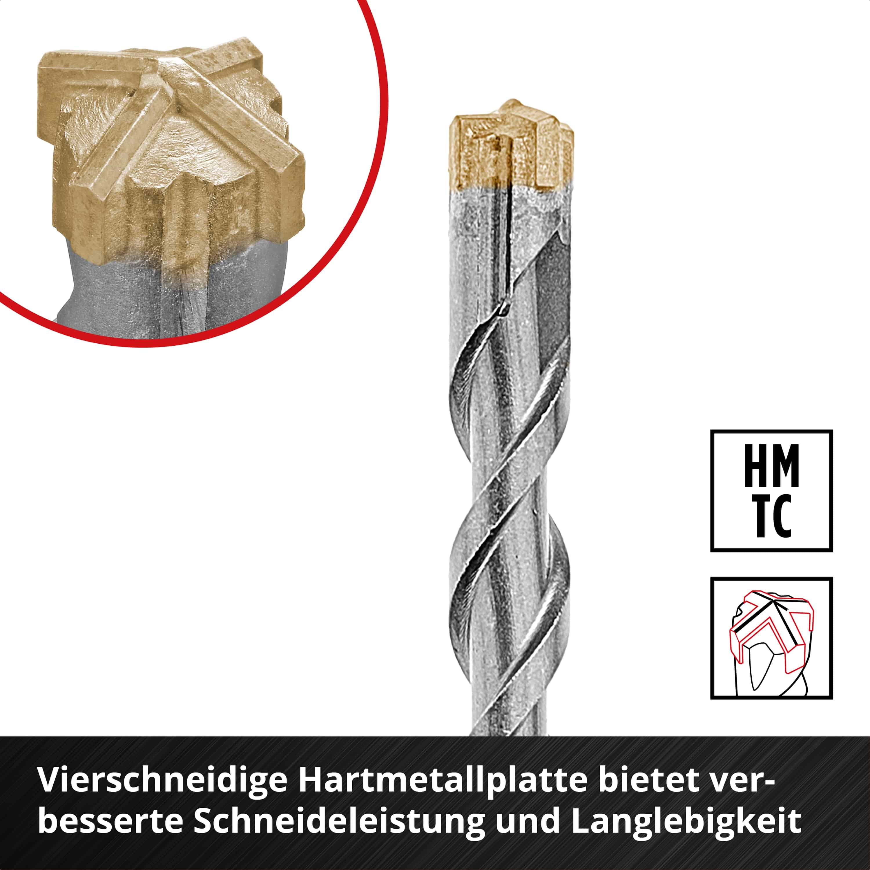 KWB SDS-Plus Hammerbohrer-Set, 268494, 160 mm, 4-teilig KWB SDS-Plus Hammerbohrer-Set, 268494, 160 mm, 4-teilig