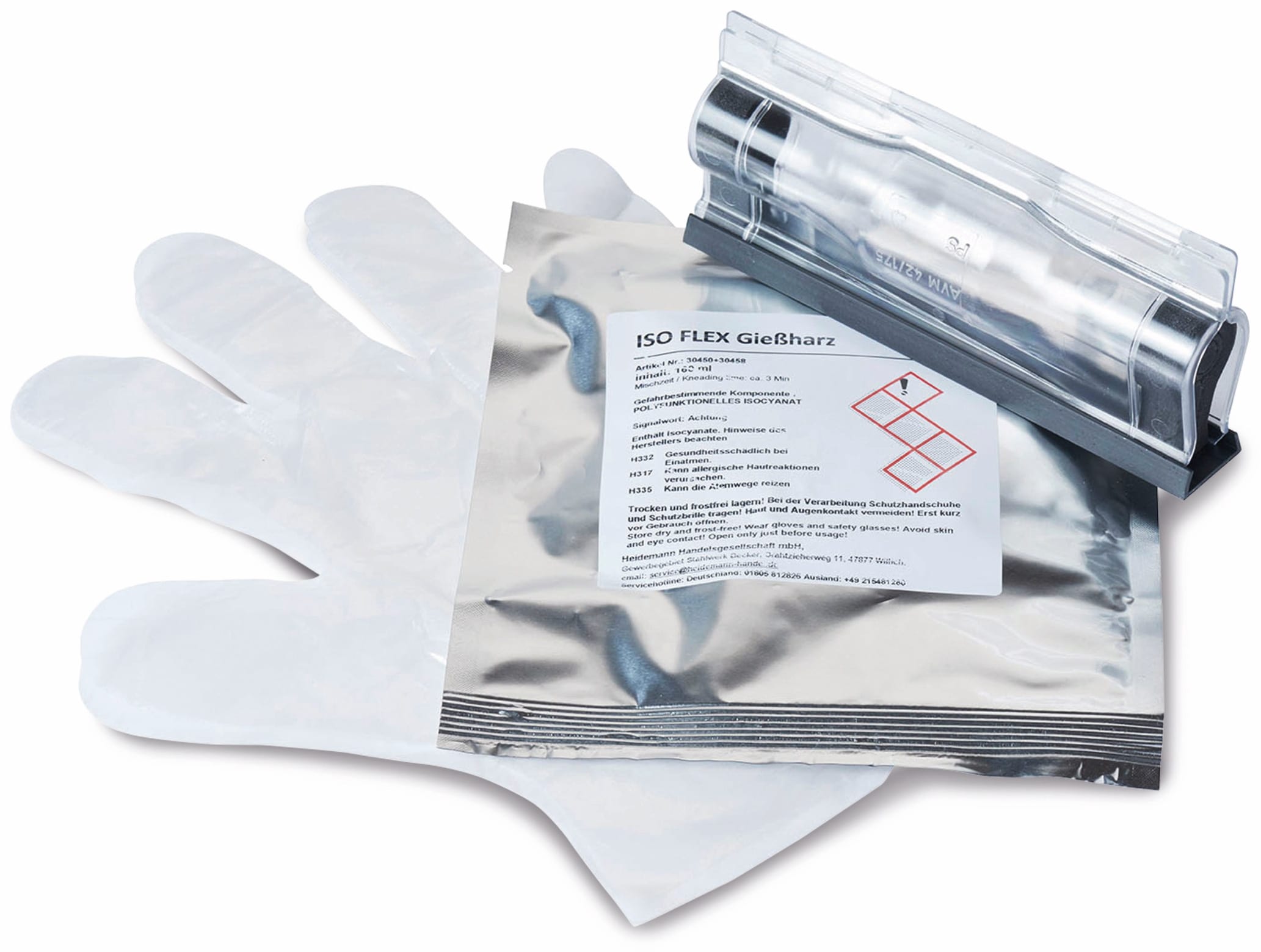 HEIDEMANN ISO Flex Giessharz-Set 30450, bis zu 5x6 mm², 160 ml HEIDEMANN ISO Flex Giessharz-Set 30450, bis zu 5x6 mm², 160 ml