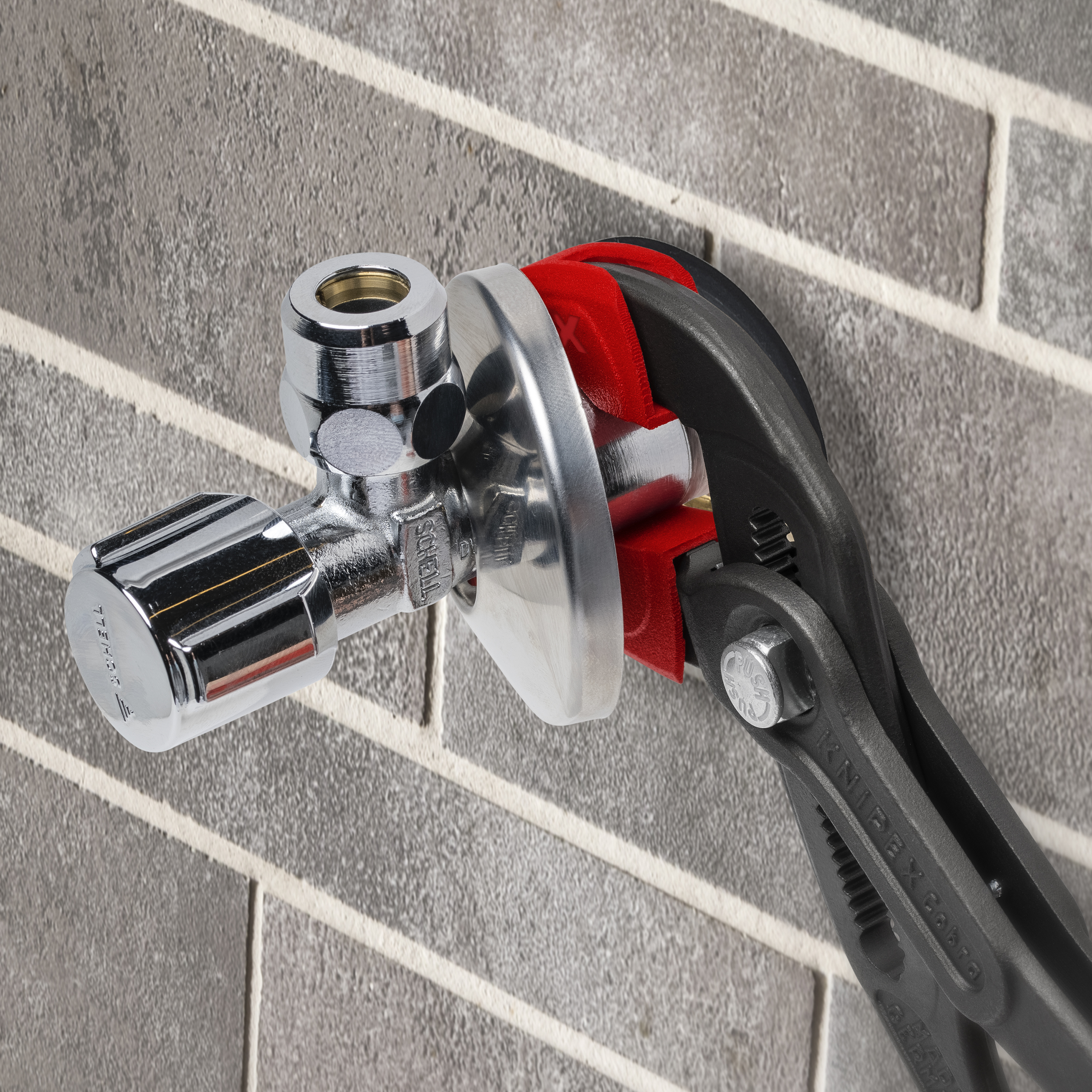 KNIPEX Kunststoffbacken, 87 09 250 V01, für alle Zangenschlüssel 87 XX 250er Modelle, 3 Paar