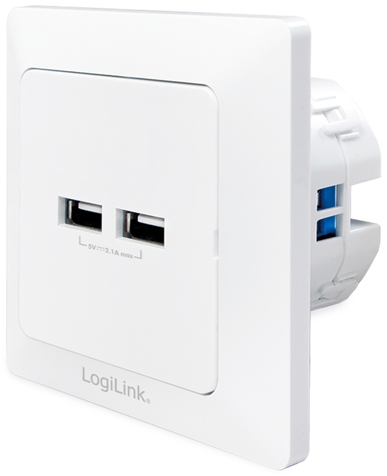 LOGILINK USB-Unterputzdose PA0163, 2x USB