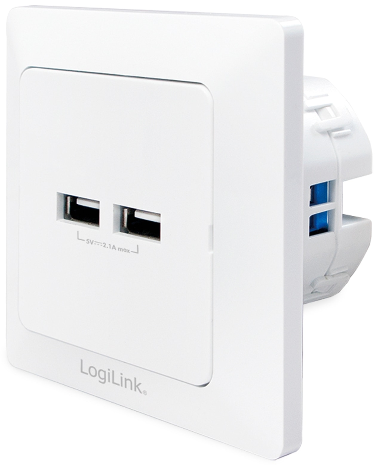 LOGILINK USB-Unterputzdose PA0163, 2x USB LOGILINK USB-Unterputzdose PA0163, 2x USB