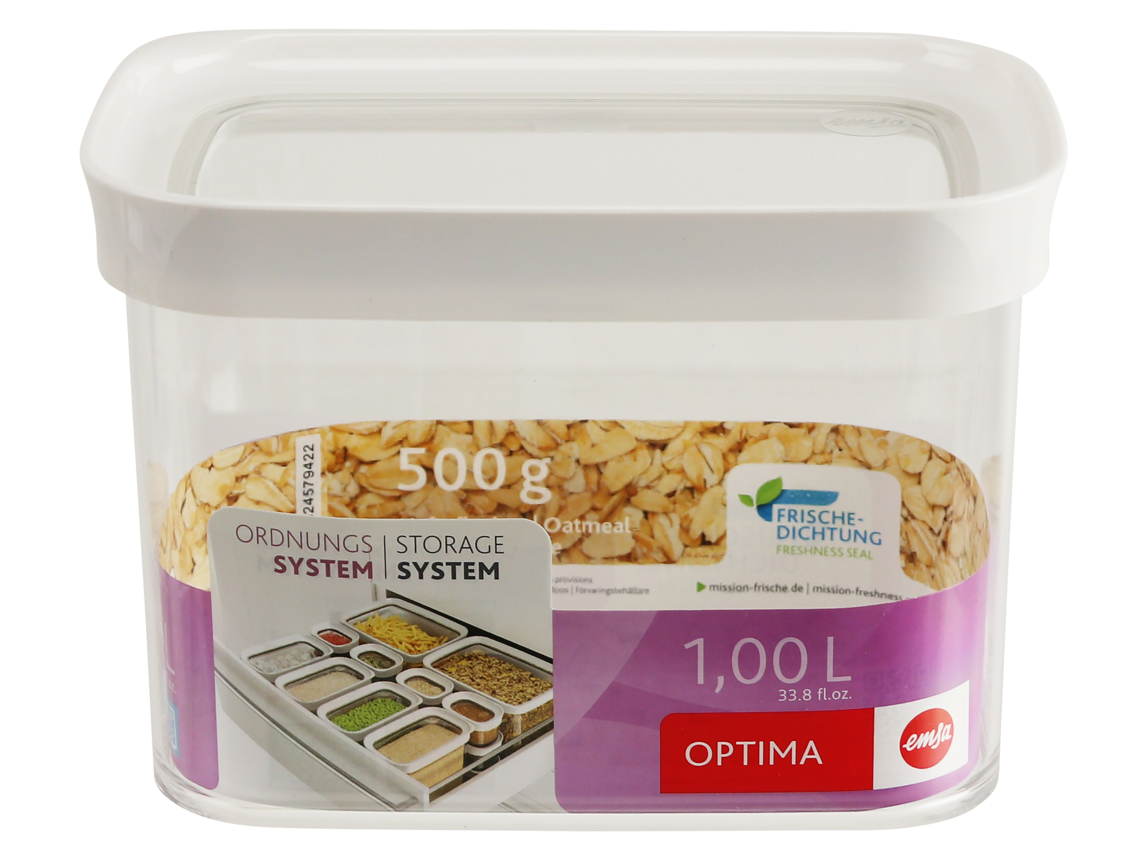 EMSA Vorratsdose Optima,transparent, 1000ml EMSA Vorratsdose Optima,transparent, 1000ml