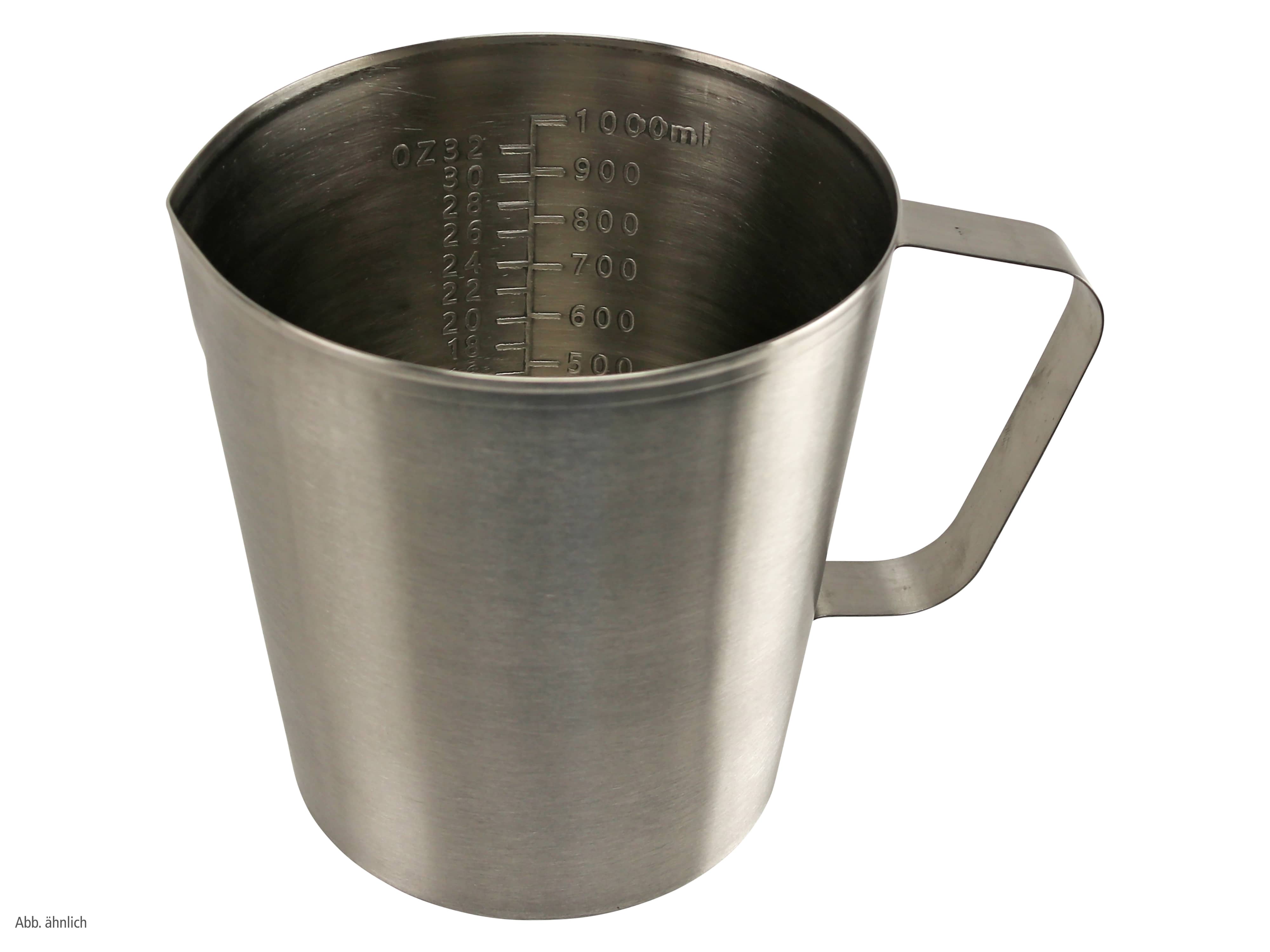 Messbecher, 1L, Edelstahl