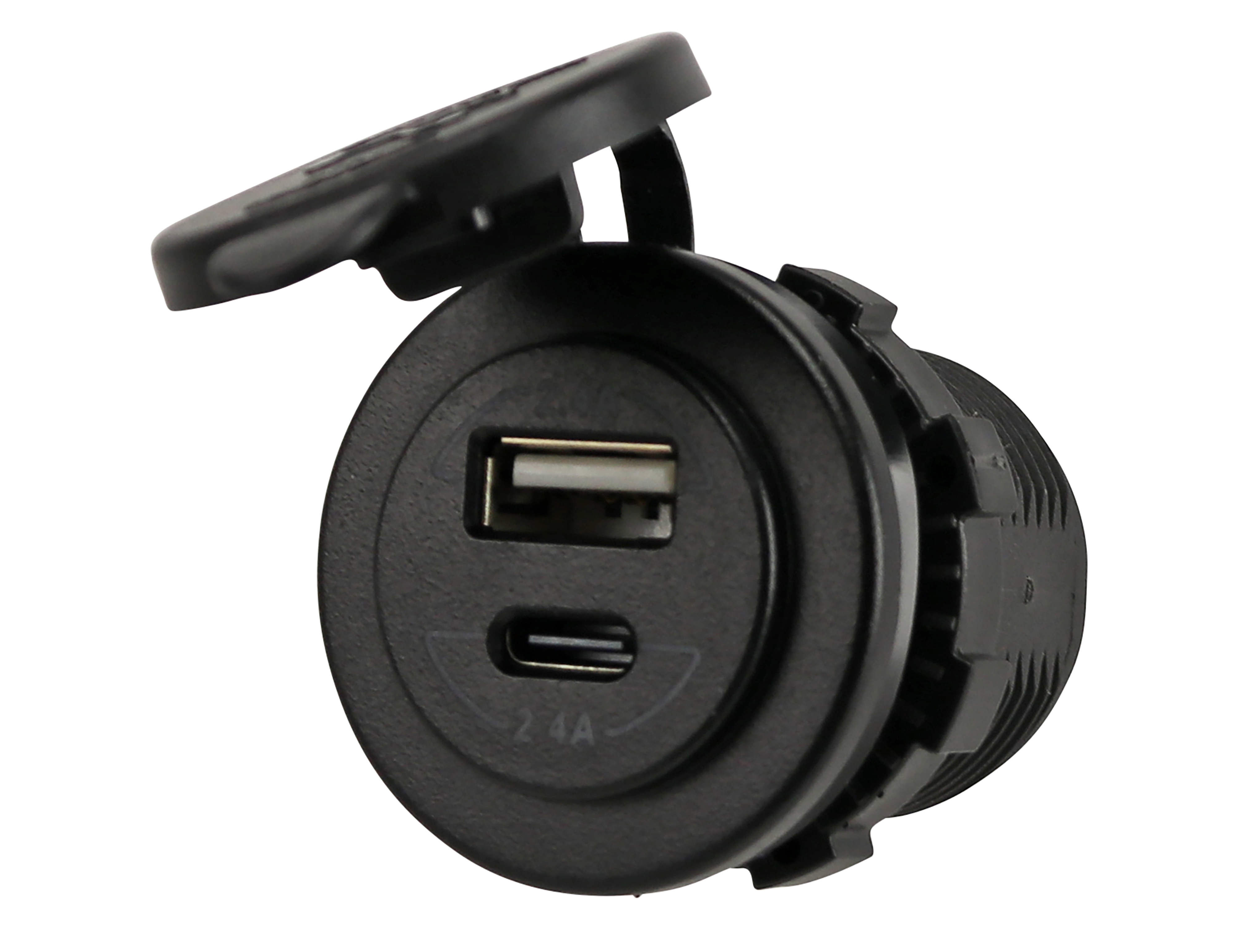 HP AUTOZUBEHÖR Einbausteckdose 20517, USB-C, USB-A HP AUTOZUBEHÖR Einbausteckdose 20517, USB-C, USB-A