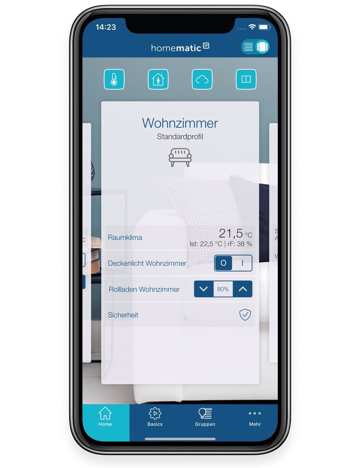 HOMEMATIC IP Smart Home 142561A0, Schlüsselbundfernbedienung - Zutritt
