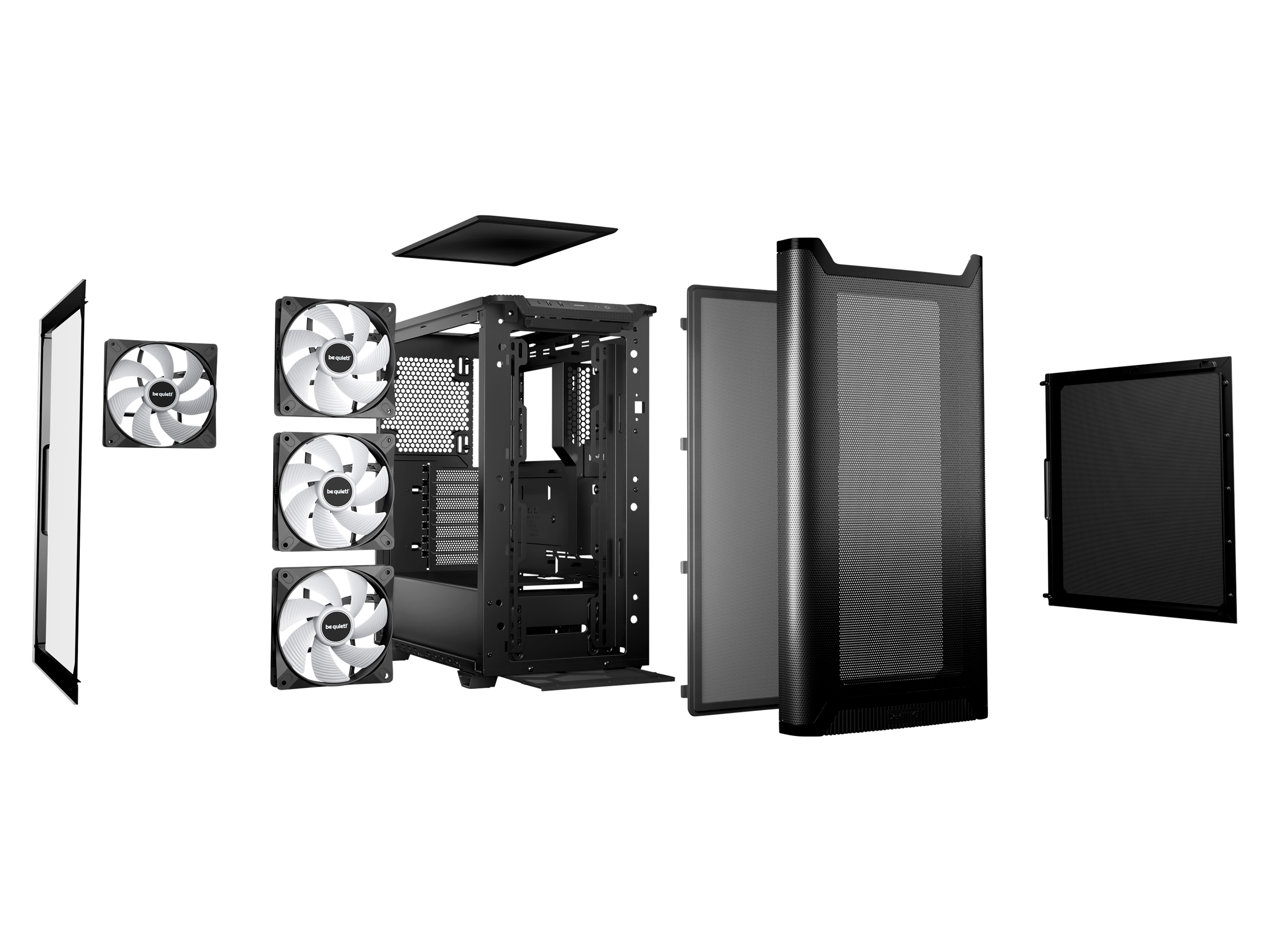 BE QUIET! Midi Tower Pure Base 501LX schwarz