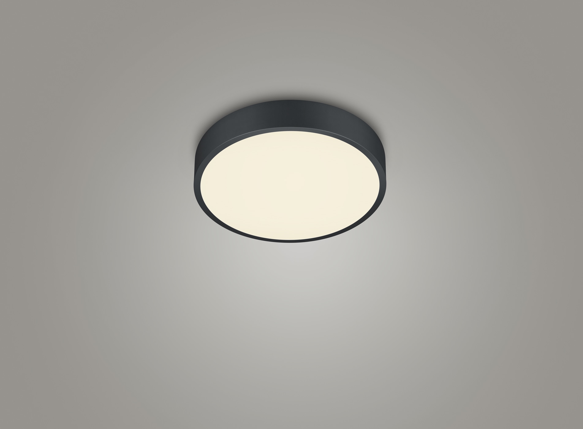 TRIO LED-Deckenleuchte Waco 627413032 schwarz, 28 W, 3200 lm, CCT