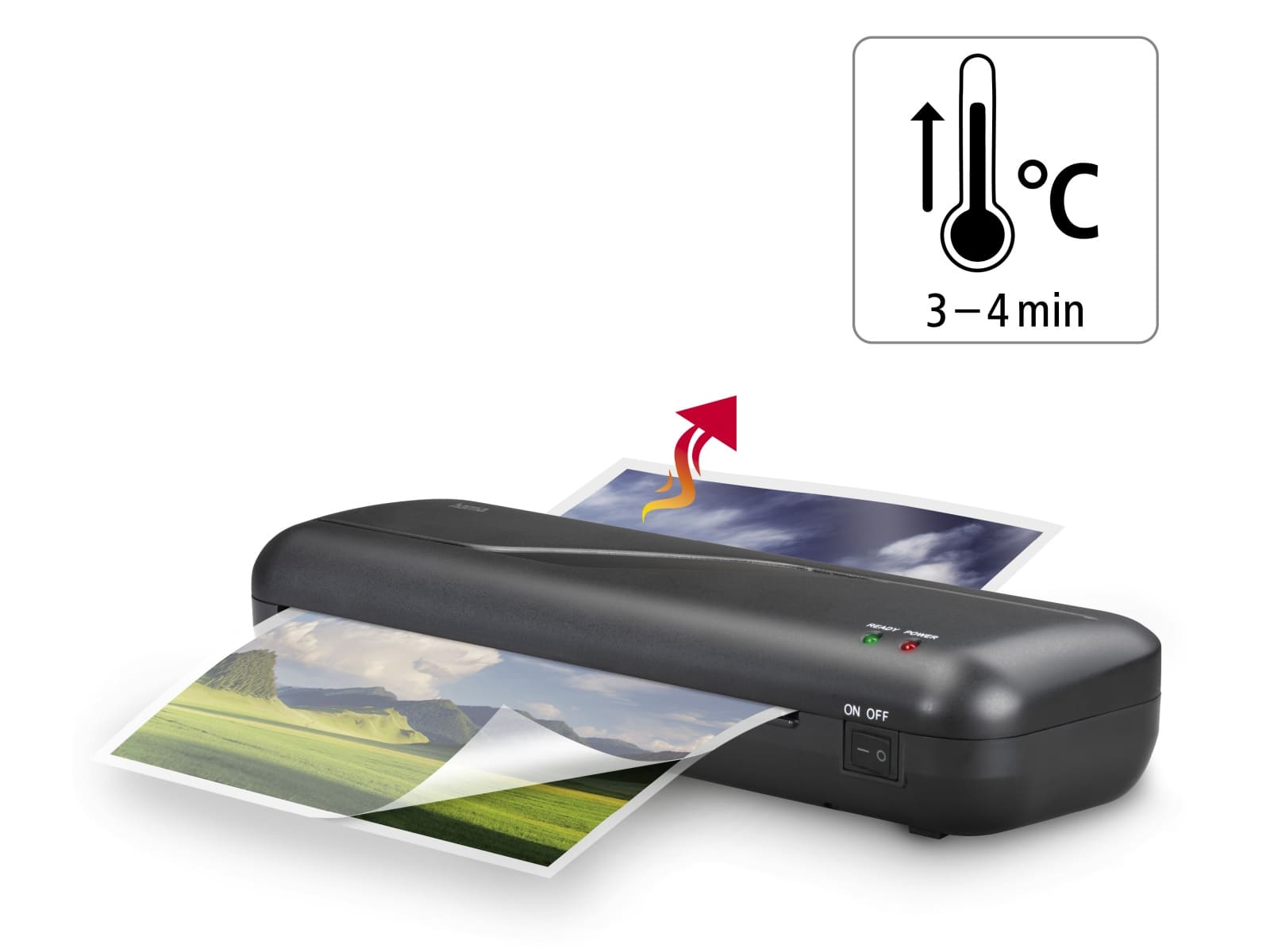 HAMA Laminiergerät Basic 4in1-Set, DIN A4/230