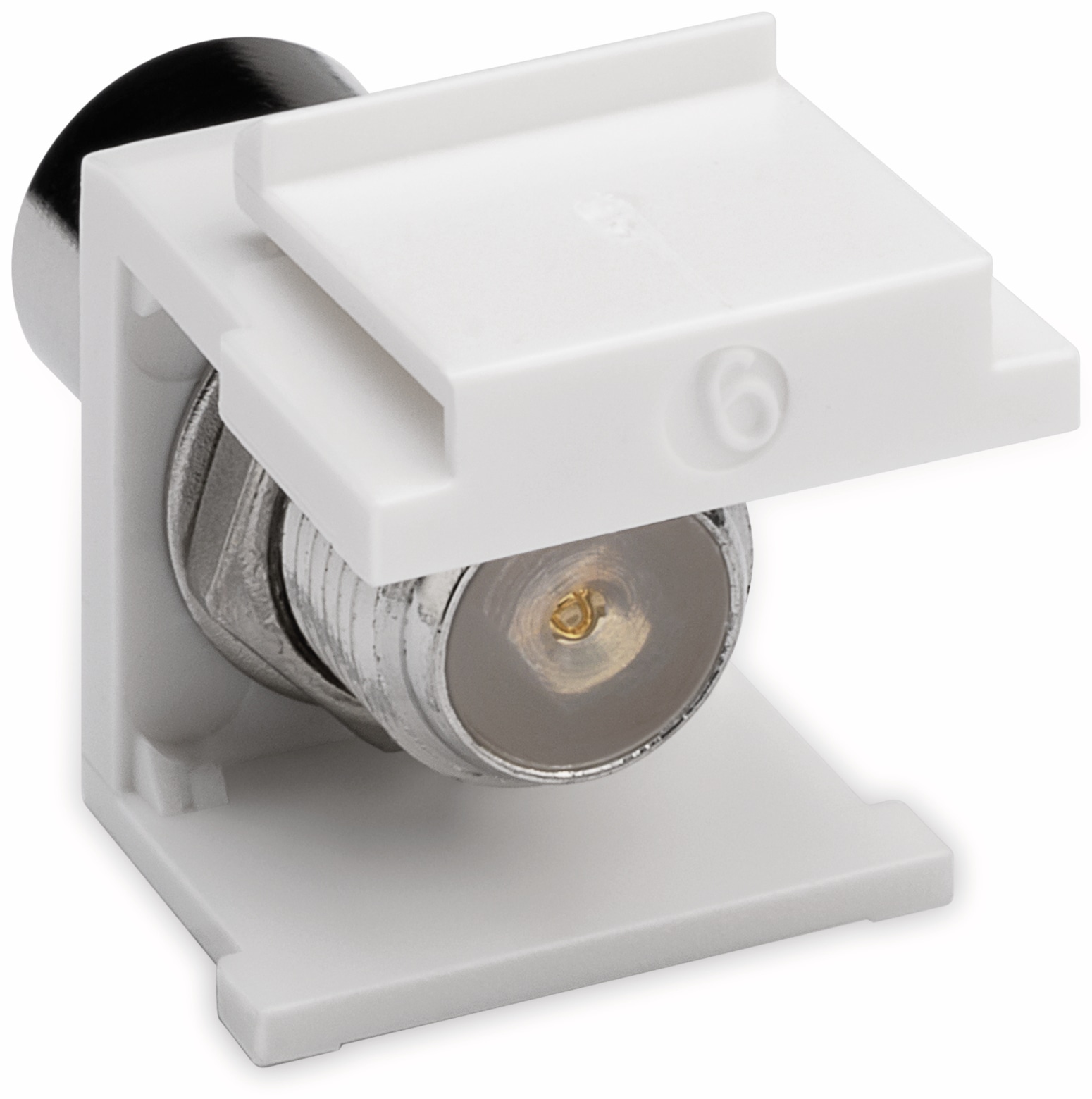 GOOBAY Einbau-Modul 79955, Kupplung, Koax-Stecker auf F-Buchse