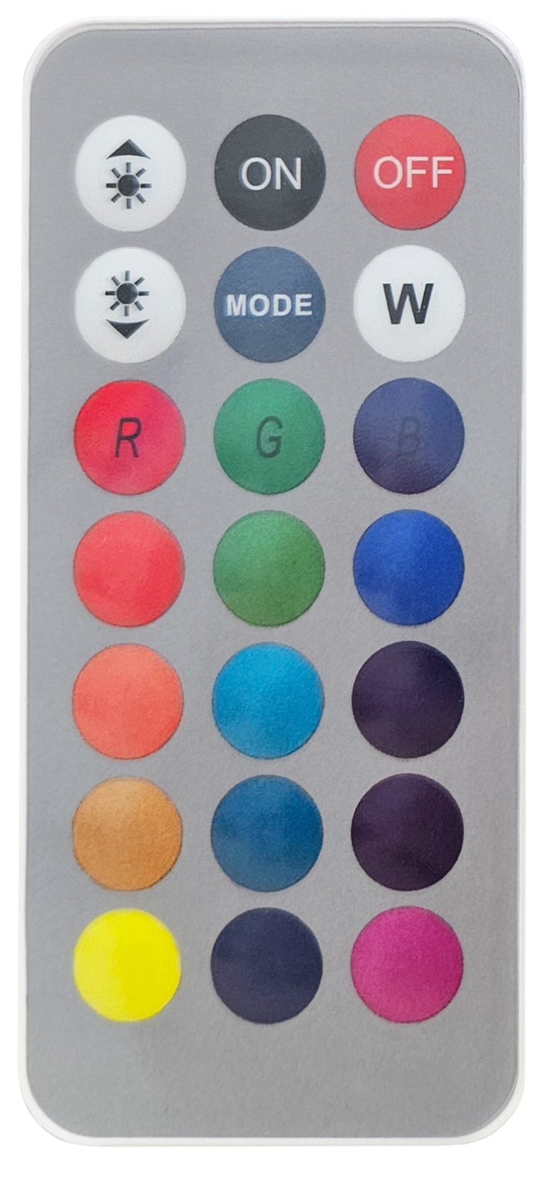 BLULAXA LED-SMD-Lampe, A60, E27, 5 W, 6500 K, EEK: F, 470 lm, kaltweiß, RGB, IP20, Fernbedienung