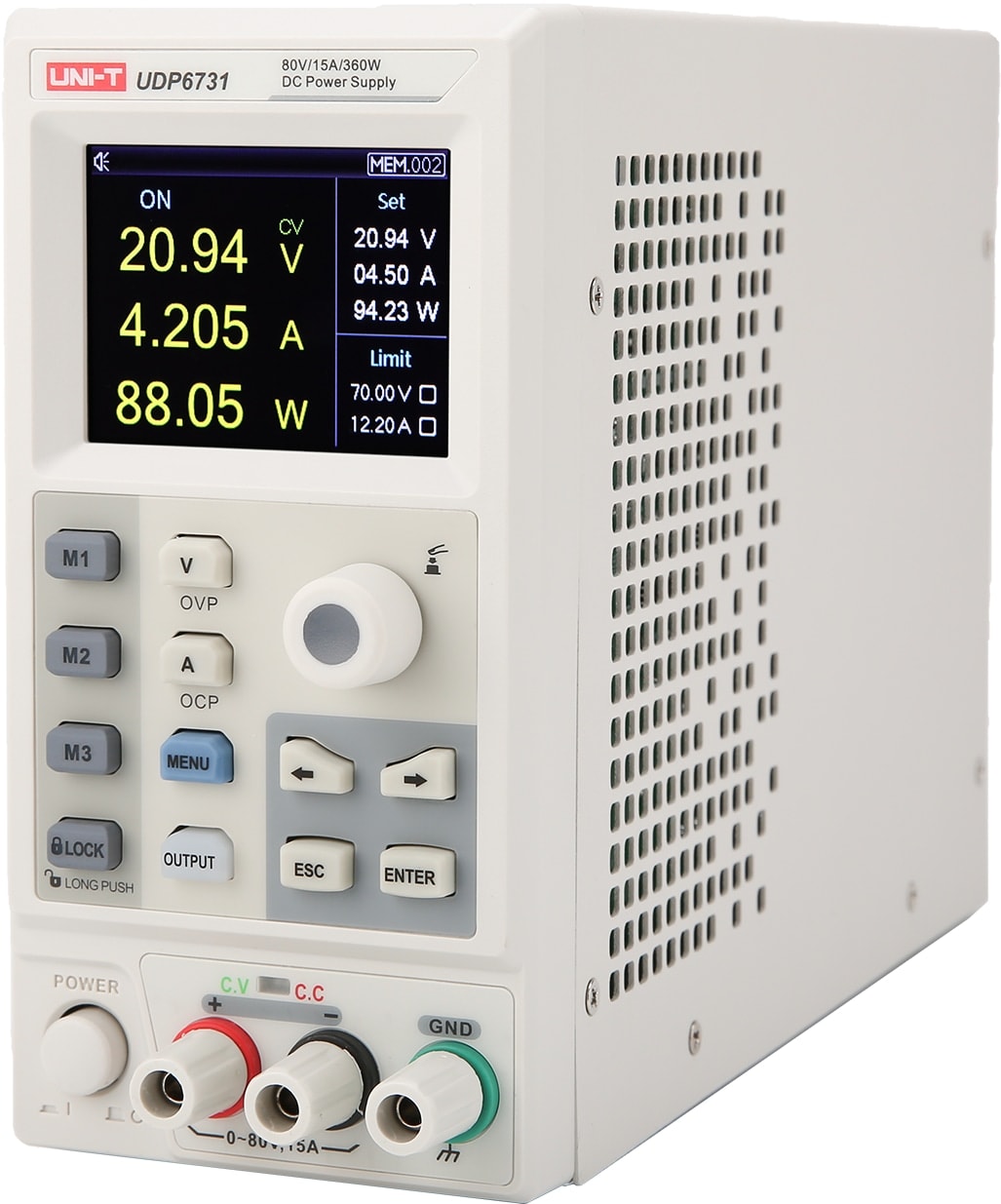 UNI-T Labornetzteil, UDP6731, 1 Kanal, programmierbar, 360 W