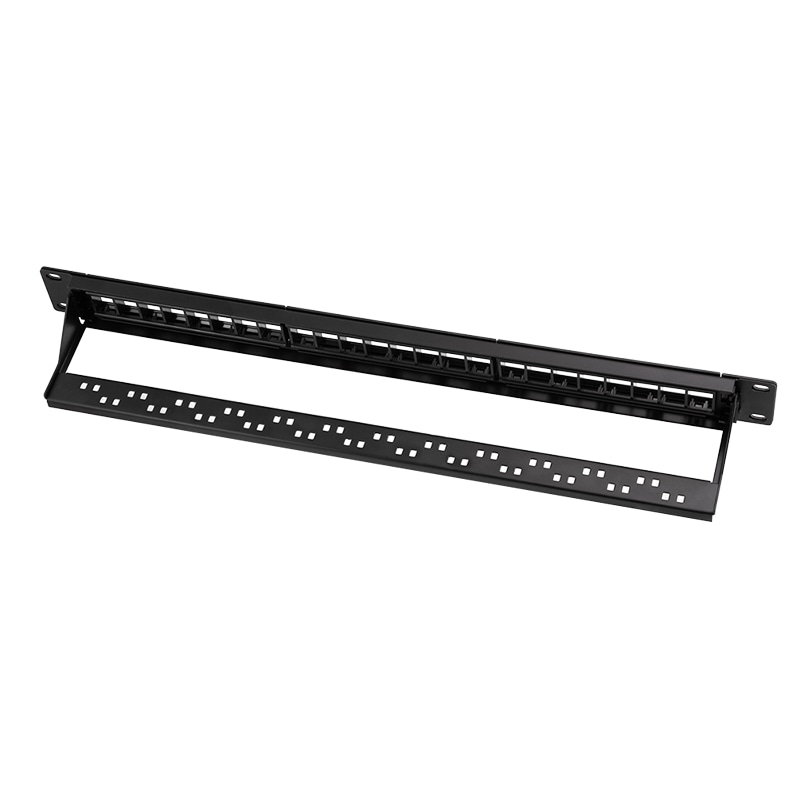 LOGILINK Patchpanel NK4065, 19", 24 Keystone-Module, schwarz LOGILINK Patchpanel NK4065, 19", 24 Keystone-Module, schwarz