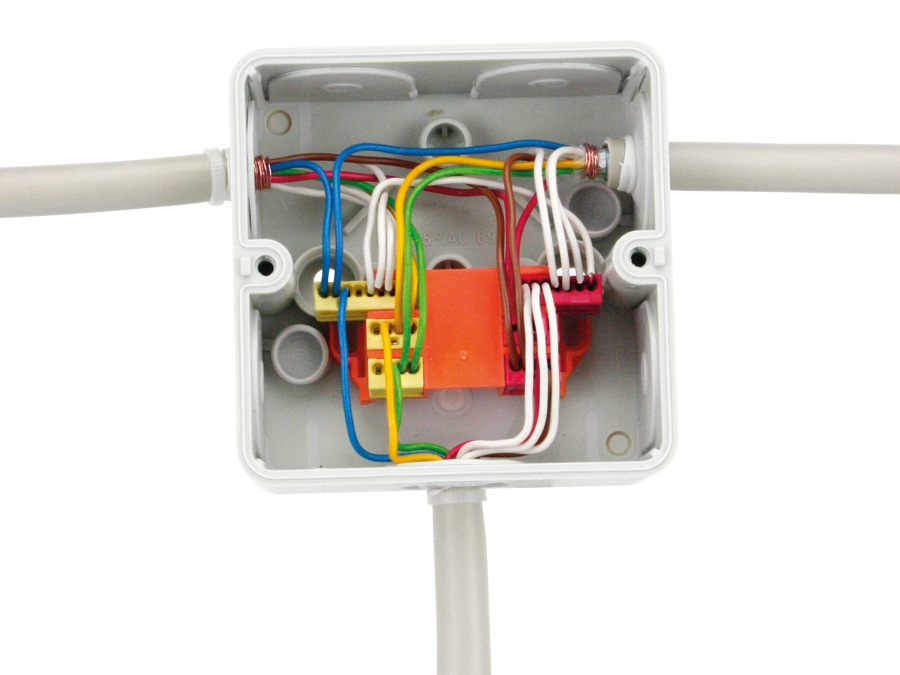 WAGO Steckklemmenhalter 243-112, 4-fach, 10 Stück
