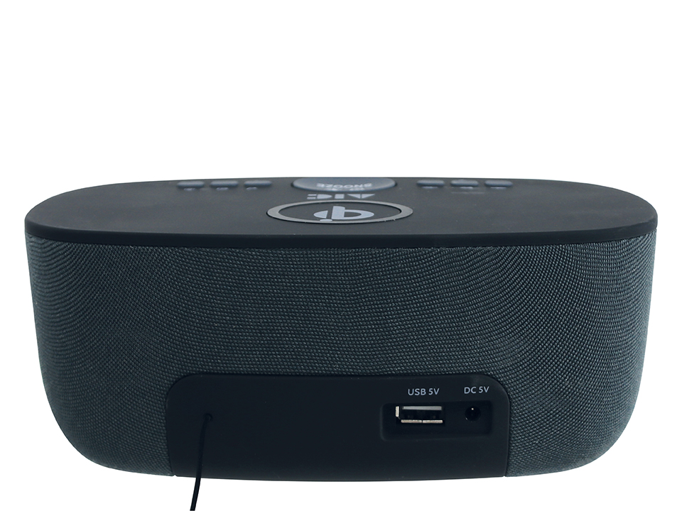 AIC Radiowecker 28 BT, mit QI-Charging-Funktion, schwarz AIC Radiowecker 28 BT, mit QI-Charging-Funktion, schwarz