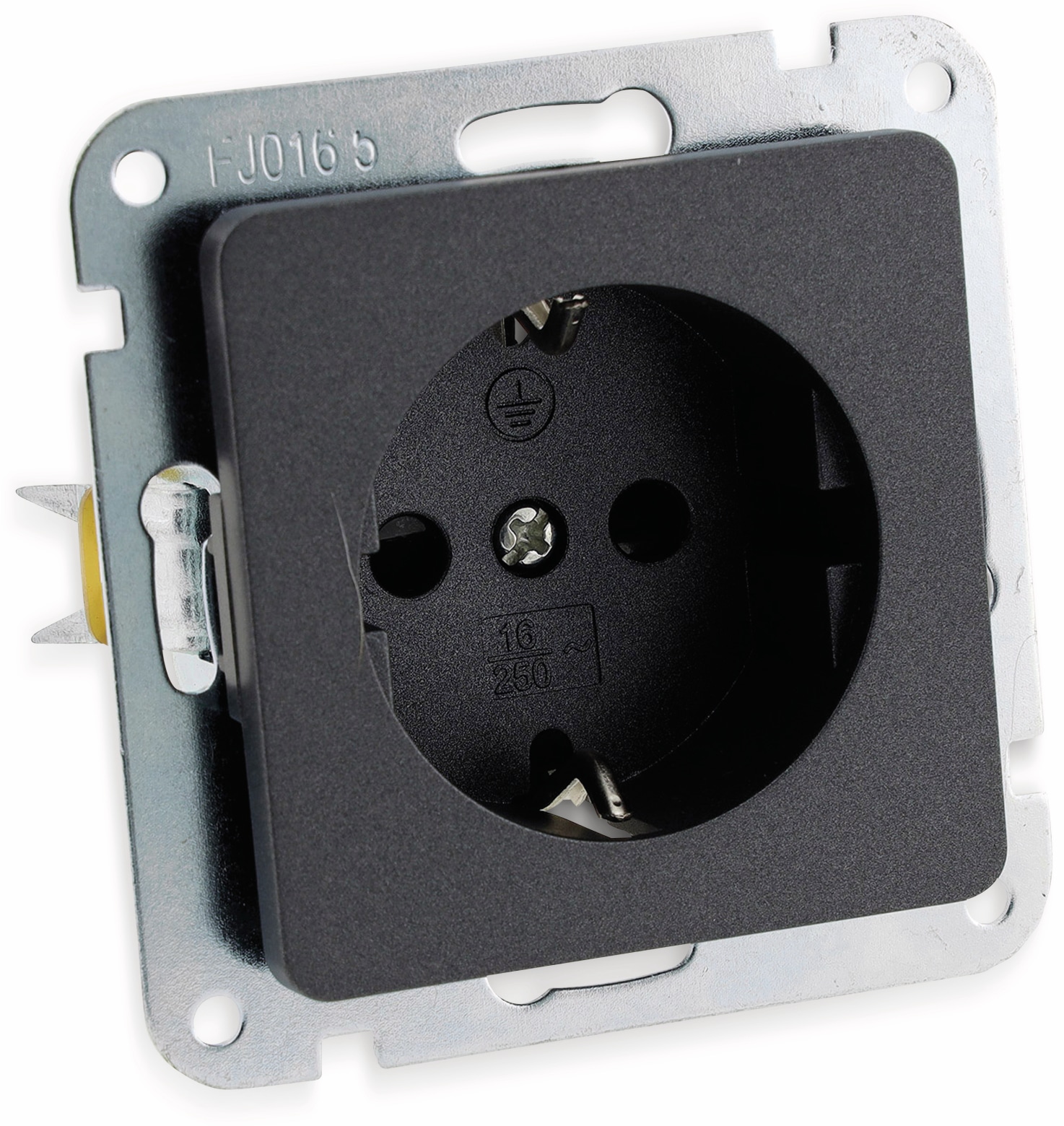 MILOS Schutzkontakt-Steckdose 23036, 16A/250V~, anthrazit