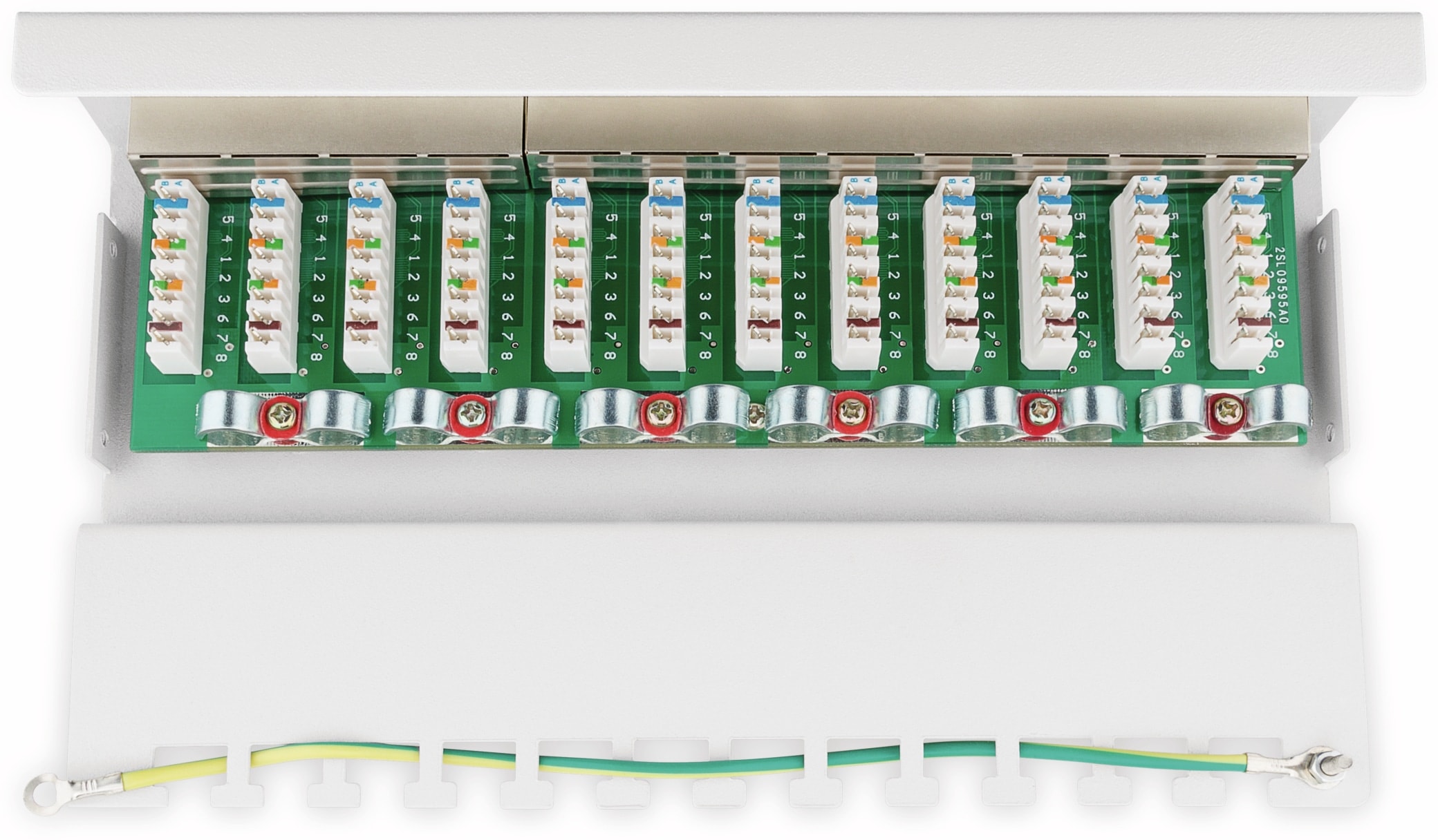 GOOBAY CAT.6 Patchpanel 62070, Mini, 12-fach, STP, weiß GOOBAY CAT.6 Patchpanel 62070, Mini, 12-fach, STP, weiß