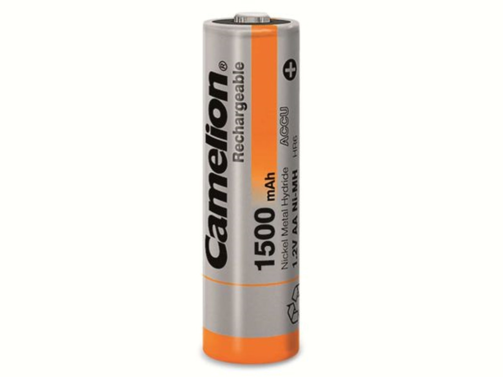CAMELION NiMH-Mignon-Akku 1500 mAh, 2 Stück CAMELION NiMH-Mignon-Akku 1500 mAh, 2 Stück