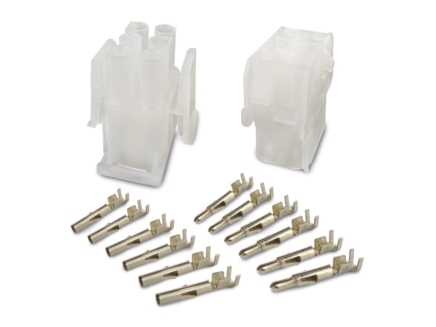 Steckverbinder-Set SUPU Serie B, 3x2-polig, 19 A/600 V~ Steckverbinder-Set SUPU Serie B, 3x2-polig, 19 A/600 V~